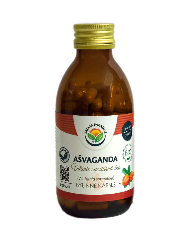 Salvia Paradise Ašvaganda - vitánie BIO (120 kapslí)