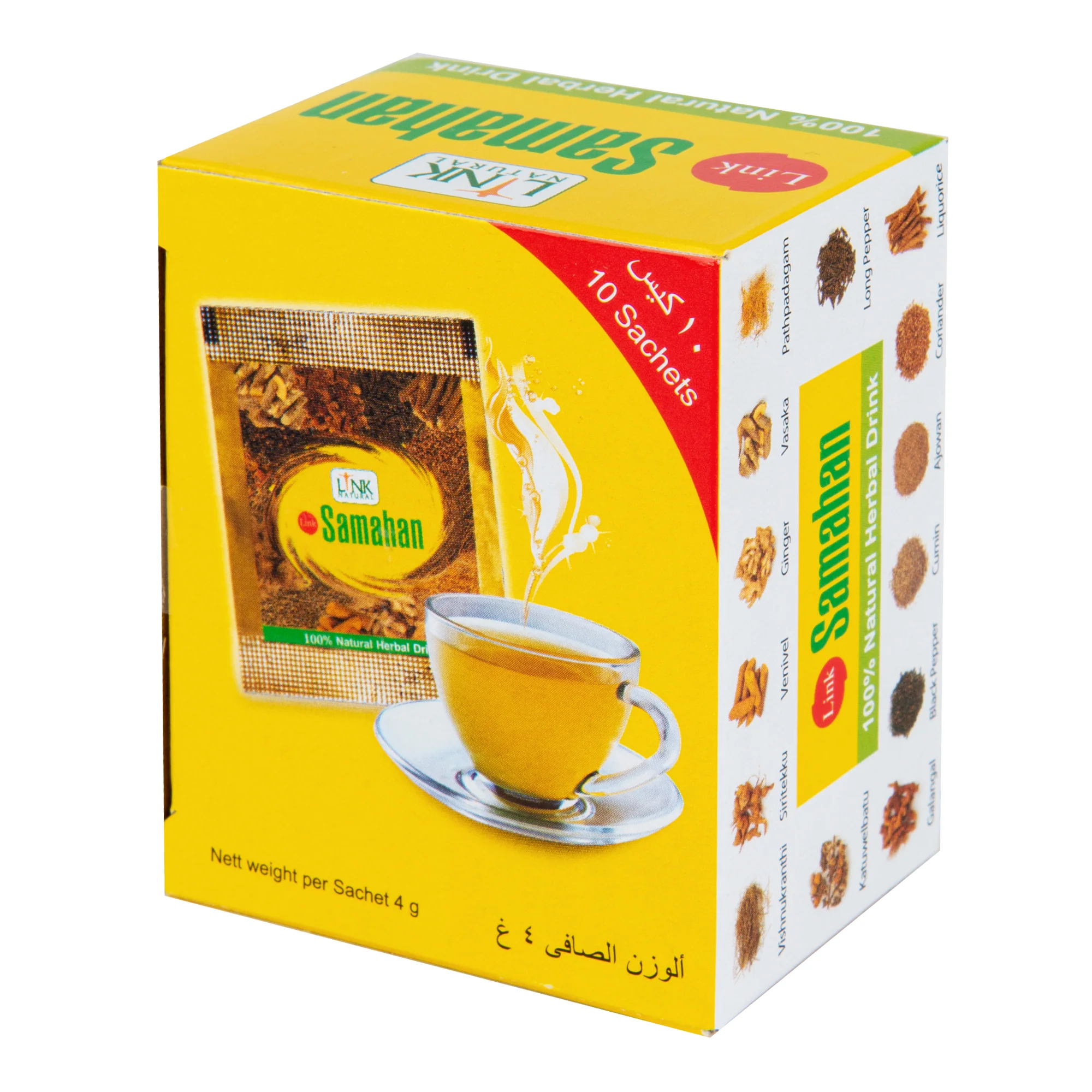 Samahan nápoj bylinný instantní 10x4 g   LINK NATURAL - Image 2