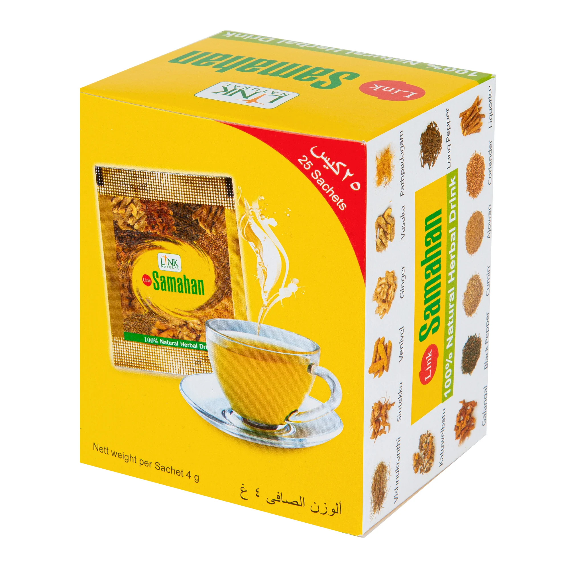 Samahan nápoj bylinný instantní 25x4 g   LINK NATURAL - Image 2