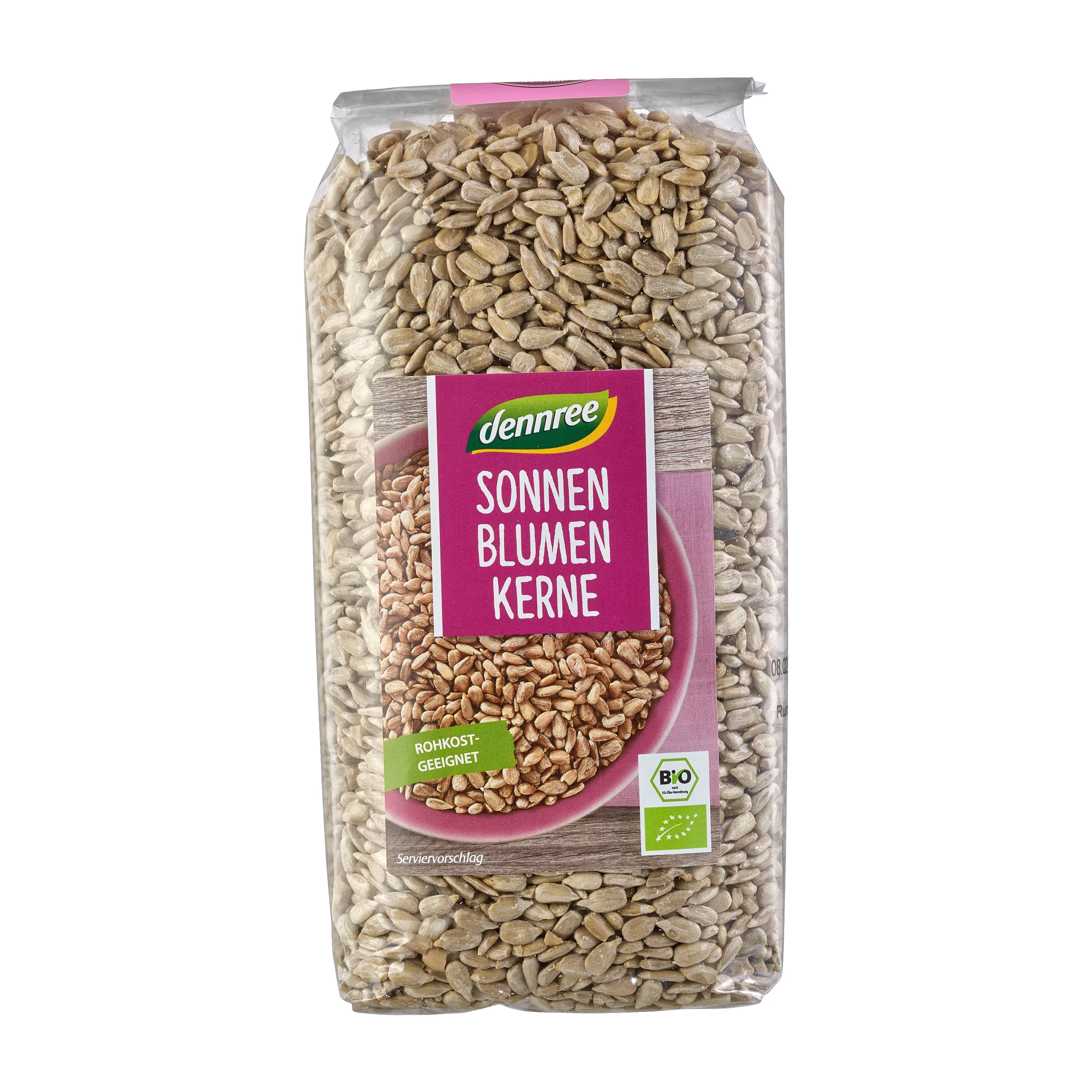 Dennree Semínka slunečnicová BIO (500 g)