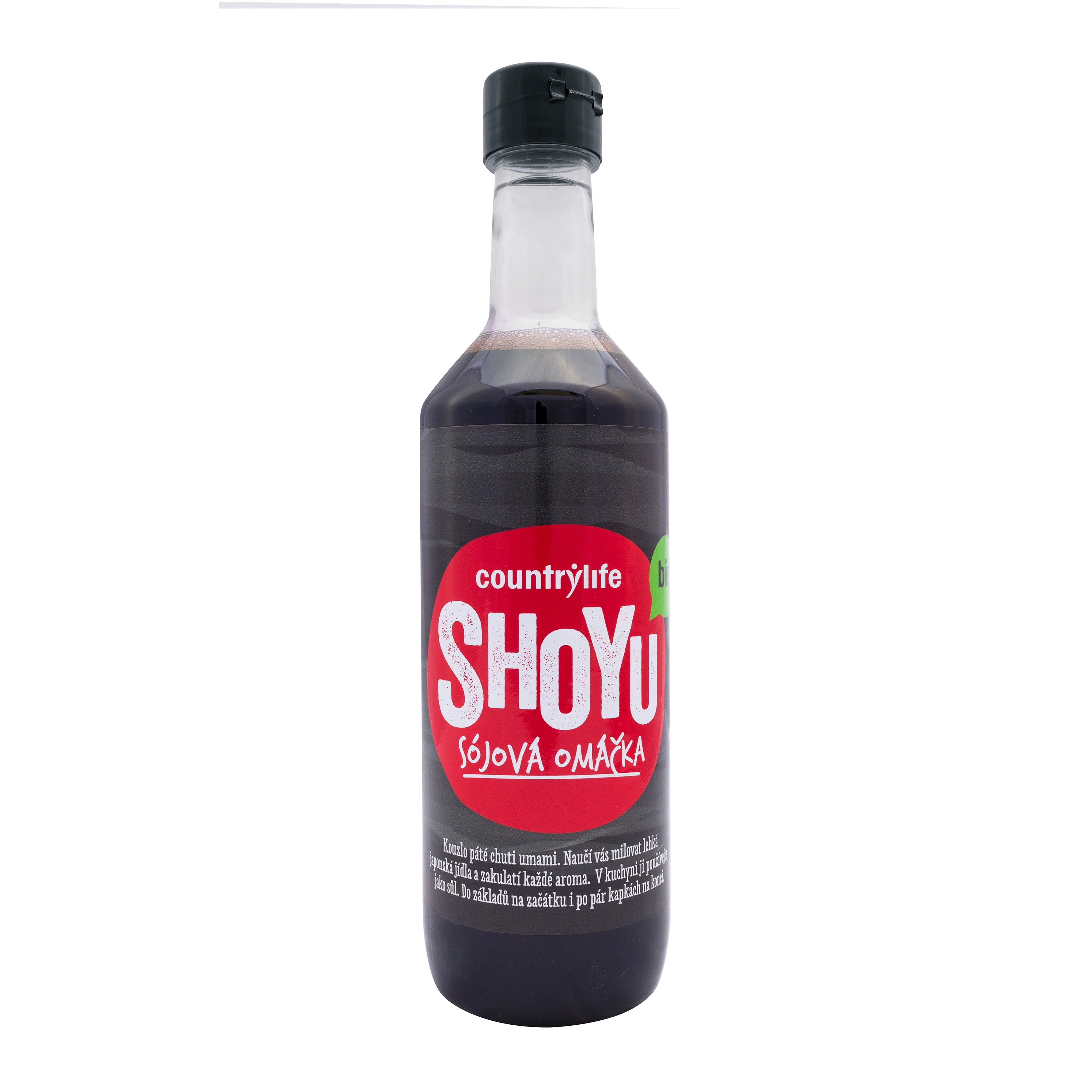 Shoyu sójová omáčka 500 ml BIO   COUNTRY LIFE
