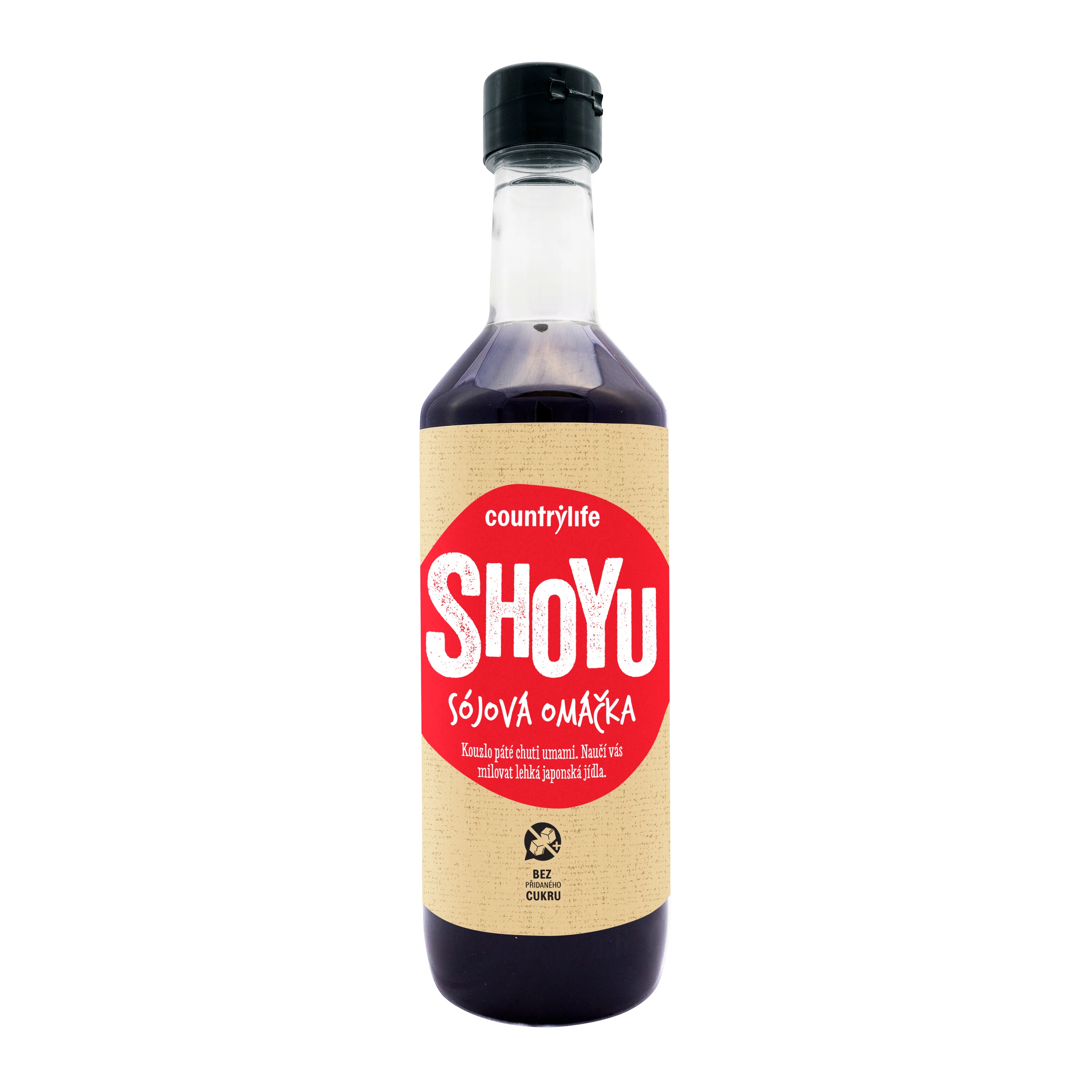 Shoyu sójová omáčka 500 ml   COUNTRY LIFE