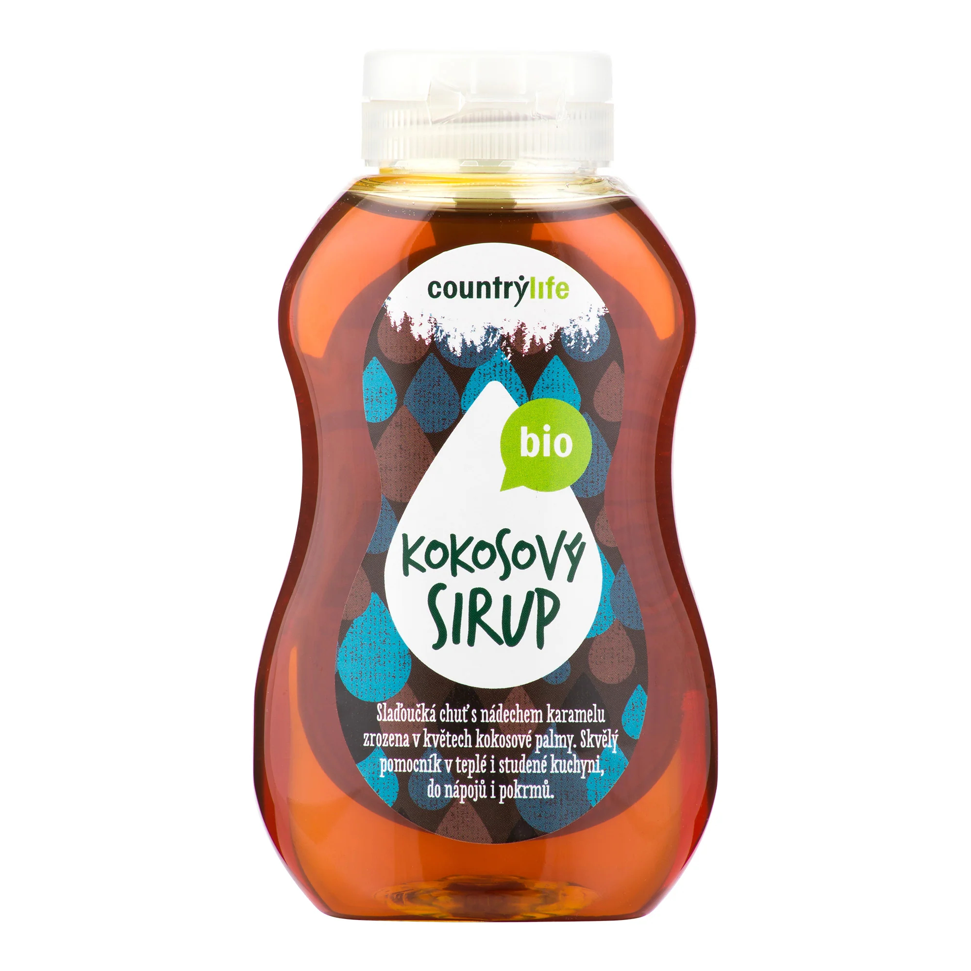 Sirup kokosový 250 ml/345 g BIO COUNTRY LIFE