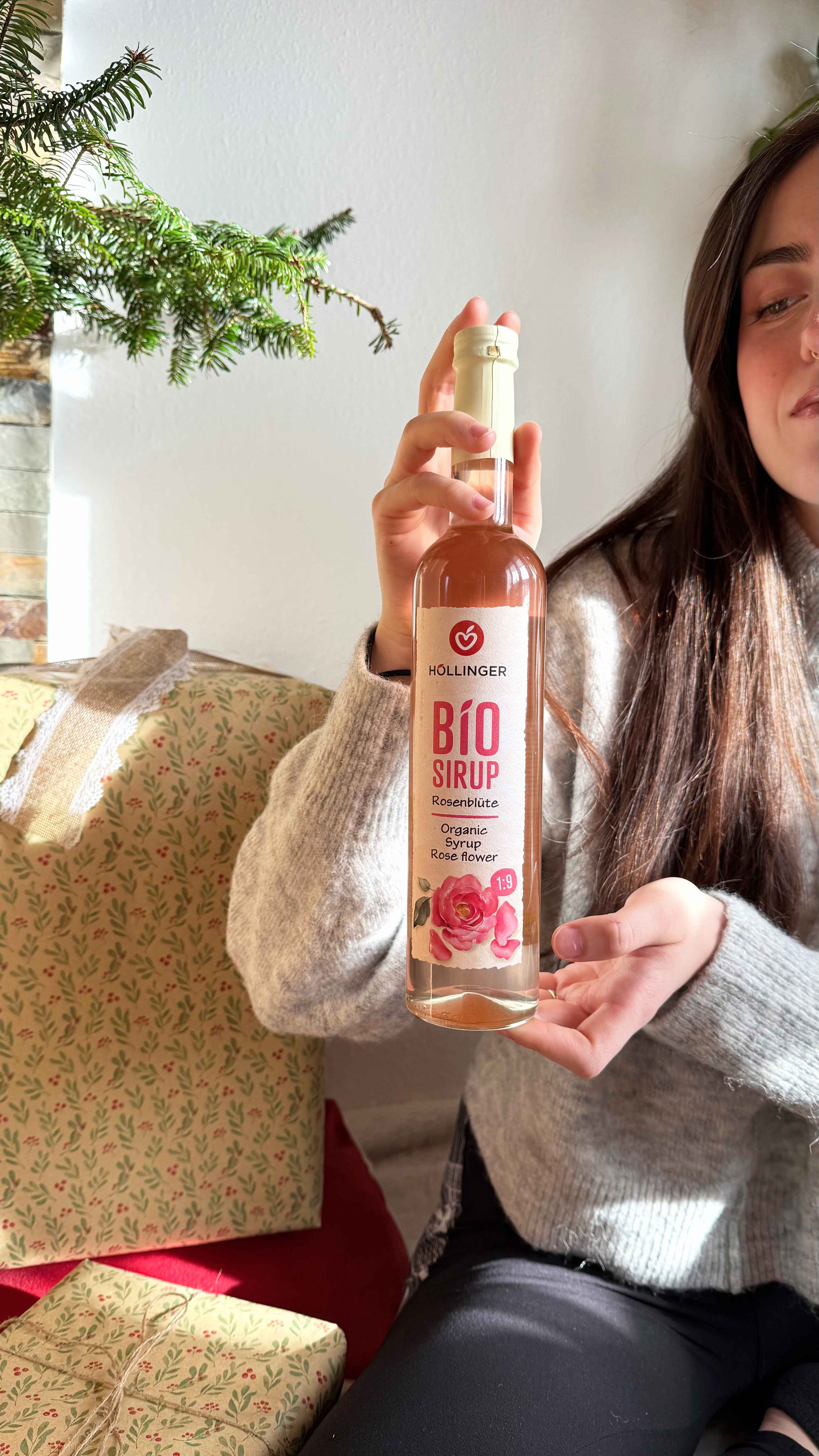 Sirup květ růže 500 ml BIO HOLLINGER - Image 2