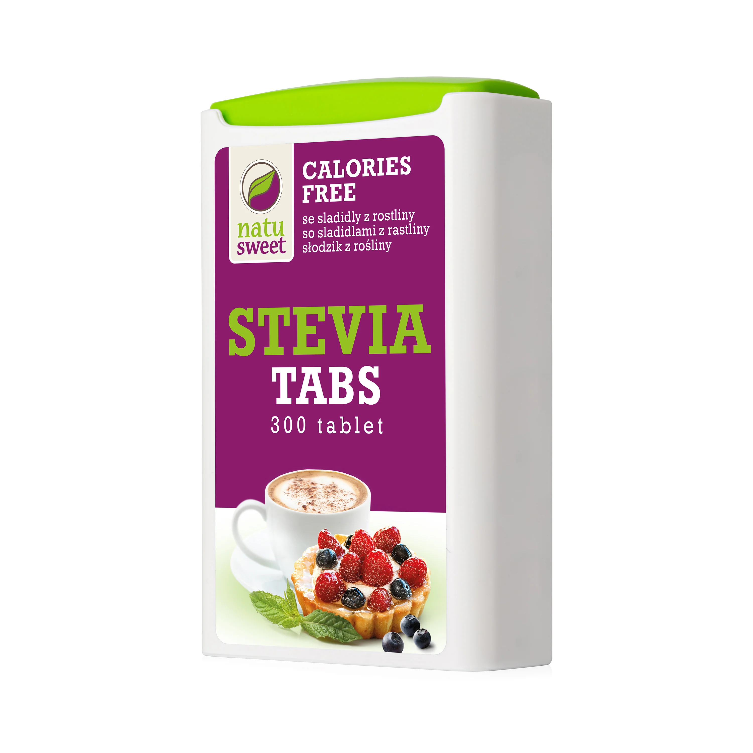 Sladidlo ze stévie 300 tablet v dávkovači 18 g NATUSWEET - Image 3