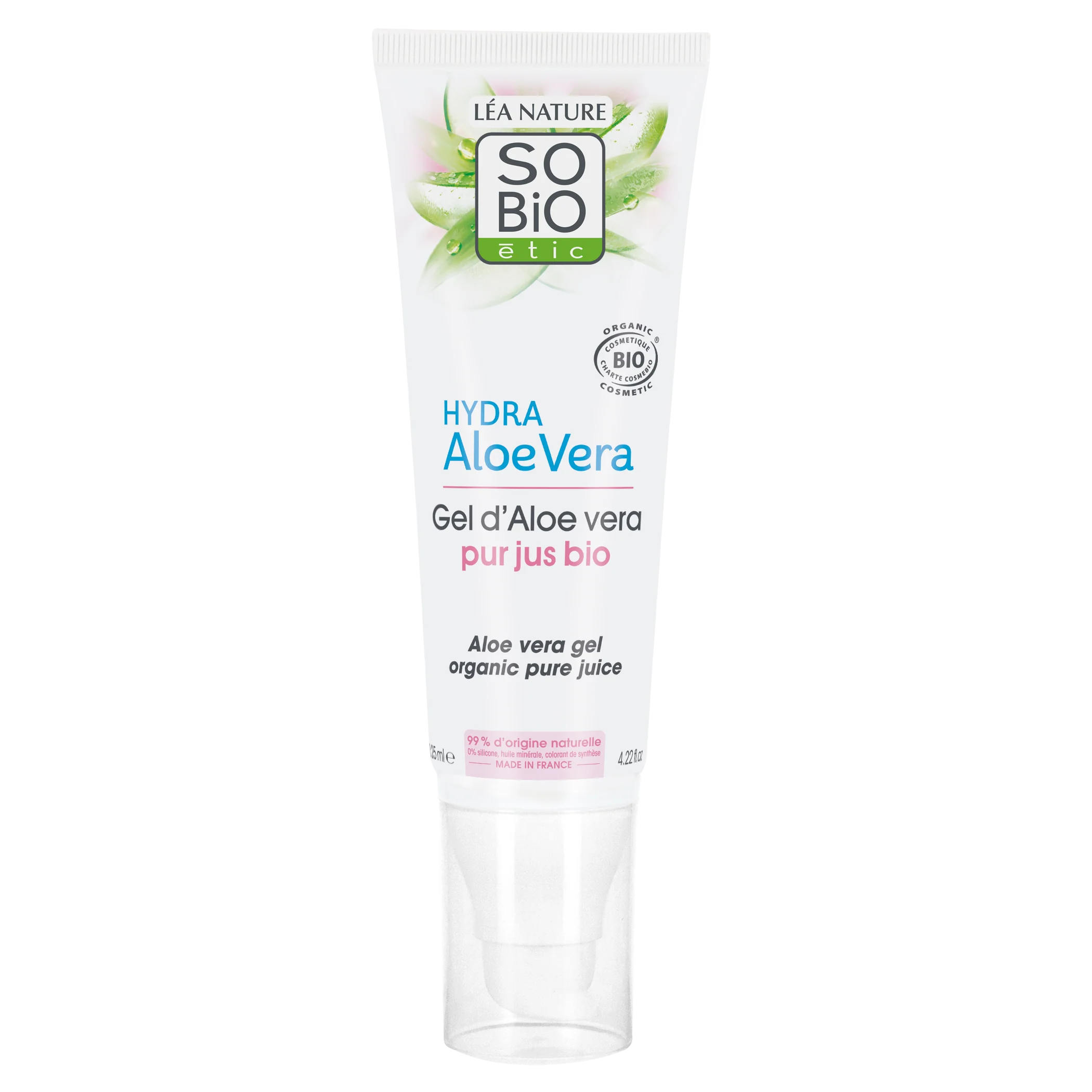 SO’BiO étic Aloe vera gel - hypoalergenní BIO (125 ml)
