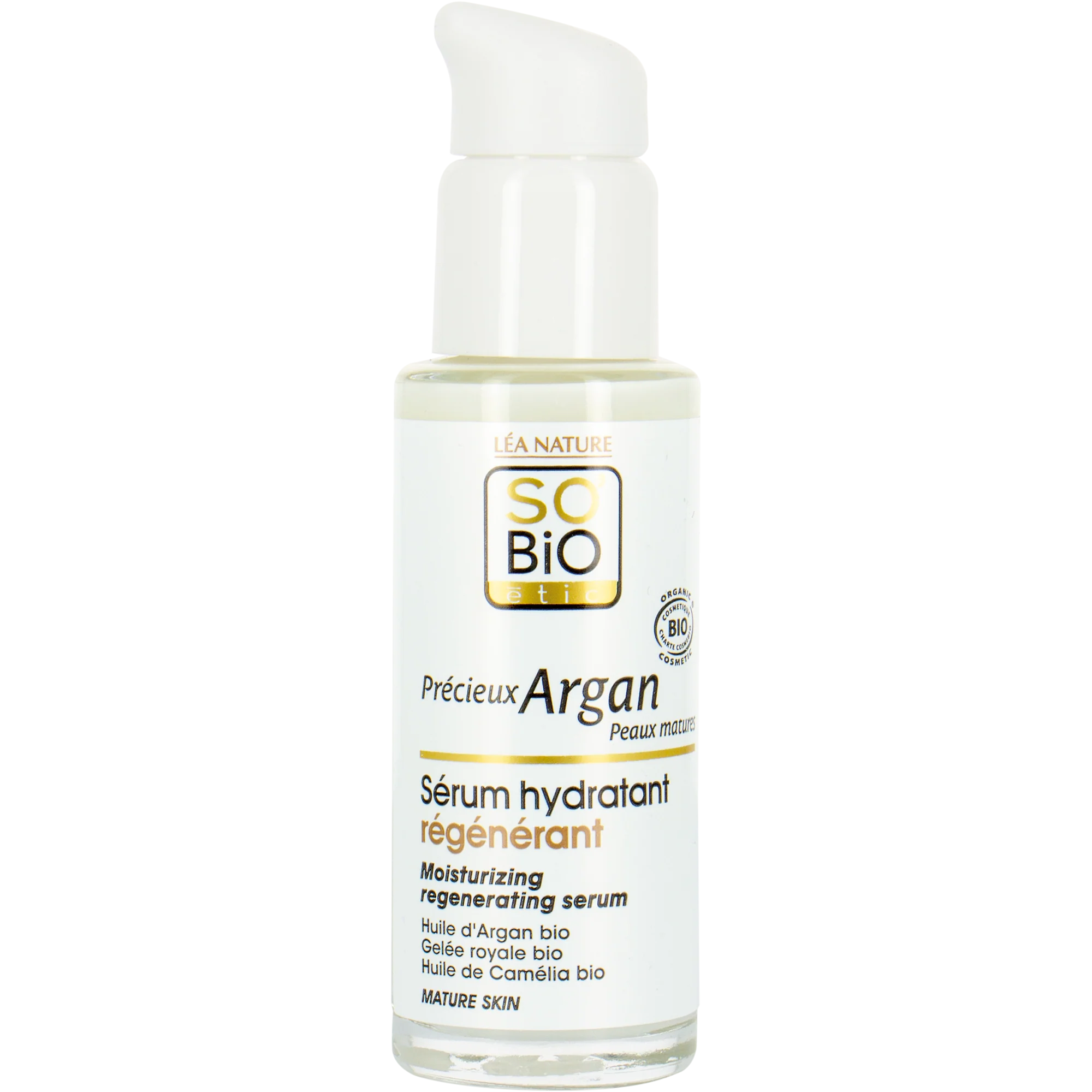 SO’BiO étic Anti-Age Precieux Argan Sérum hydratační a regenerační GOLD BIO (30 ml) - Image 2