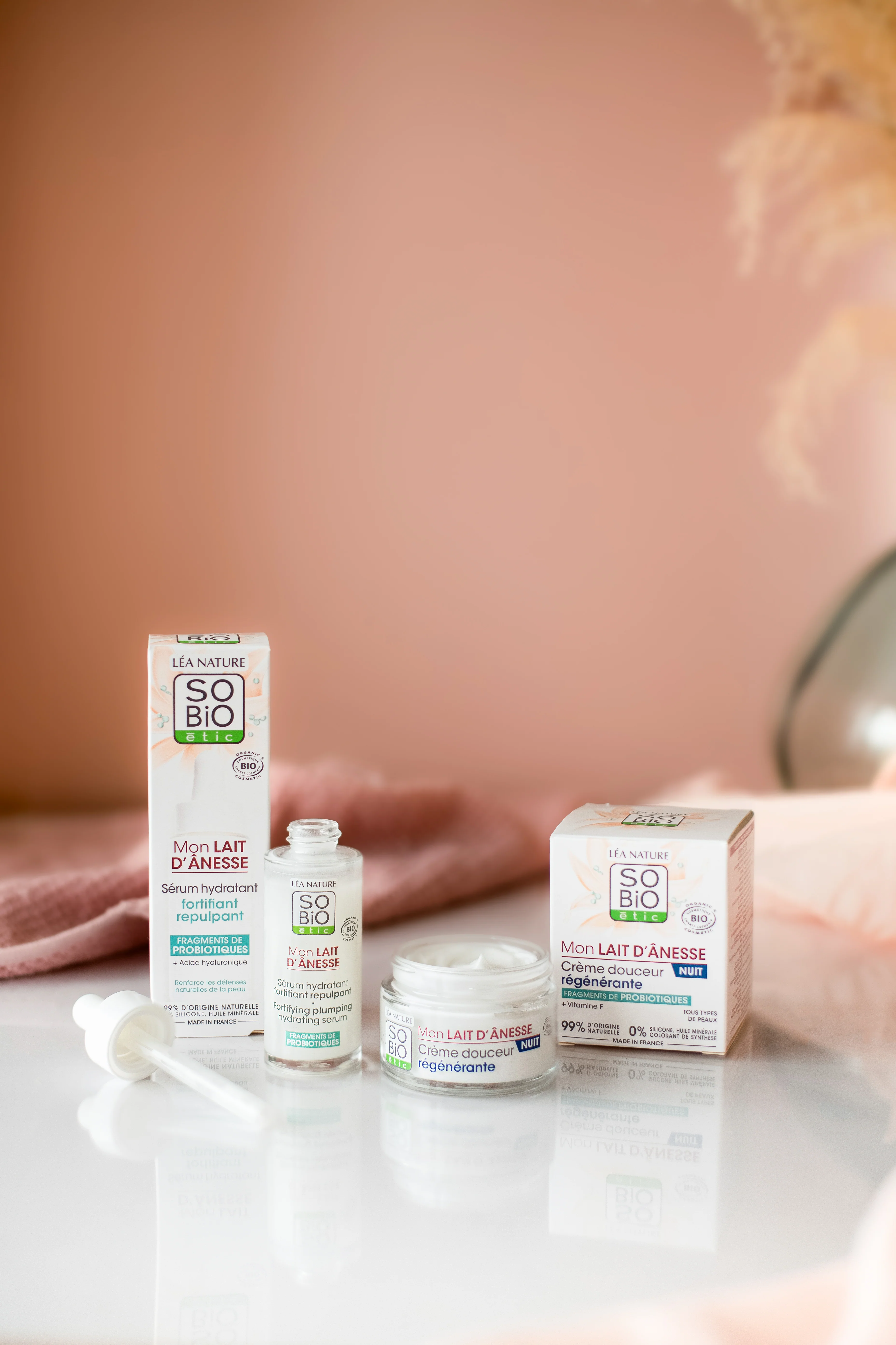 SO’BiO étic Krém noční regenerační s oslím mlékem BIO (50 ml) - Image 5