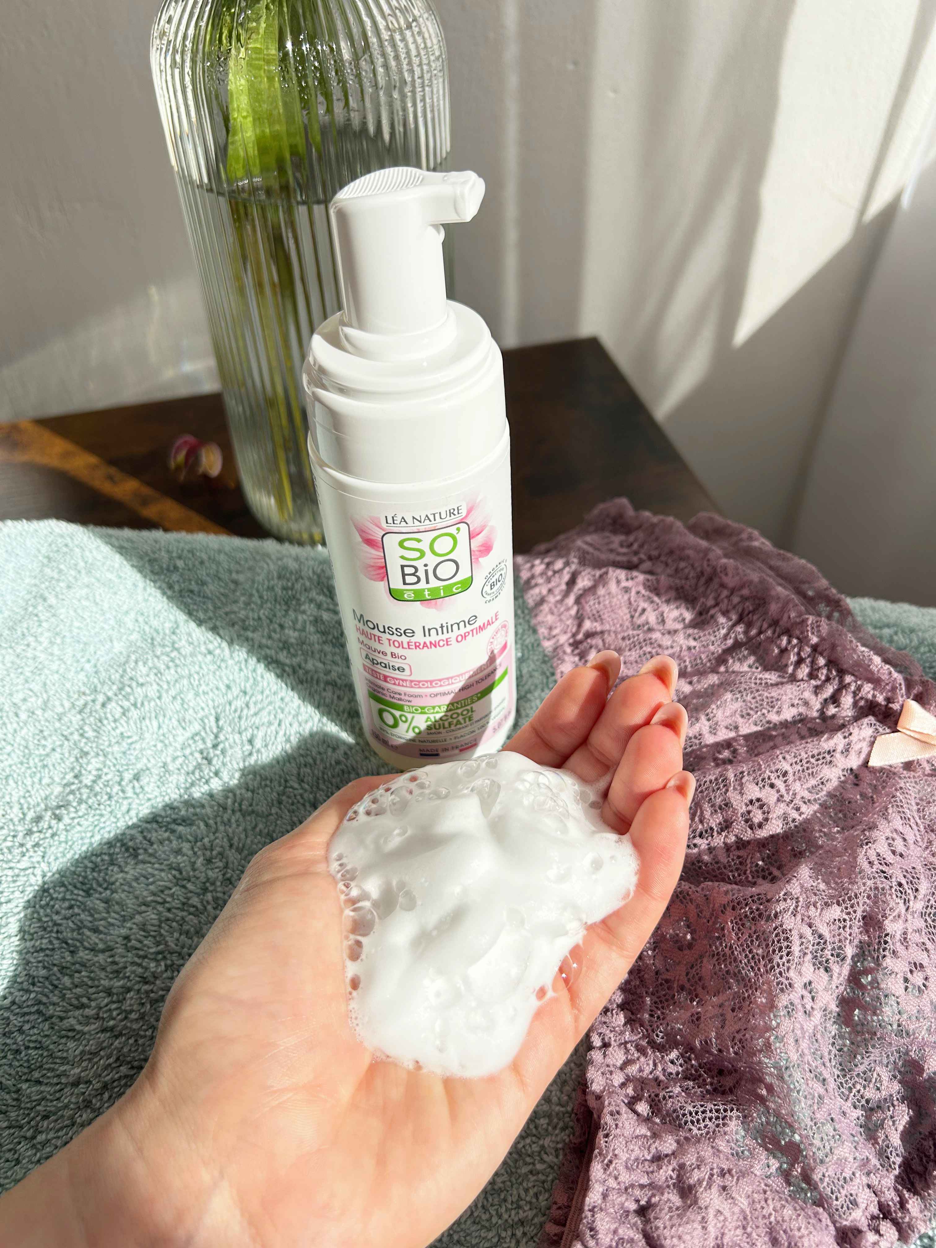 SO’BiO étic Pěna mycí pro intimní hygienu hypoalergenní BIO (150 ml) - Image 5