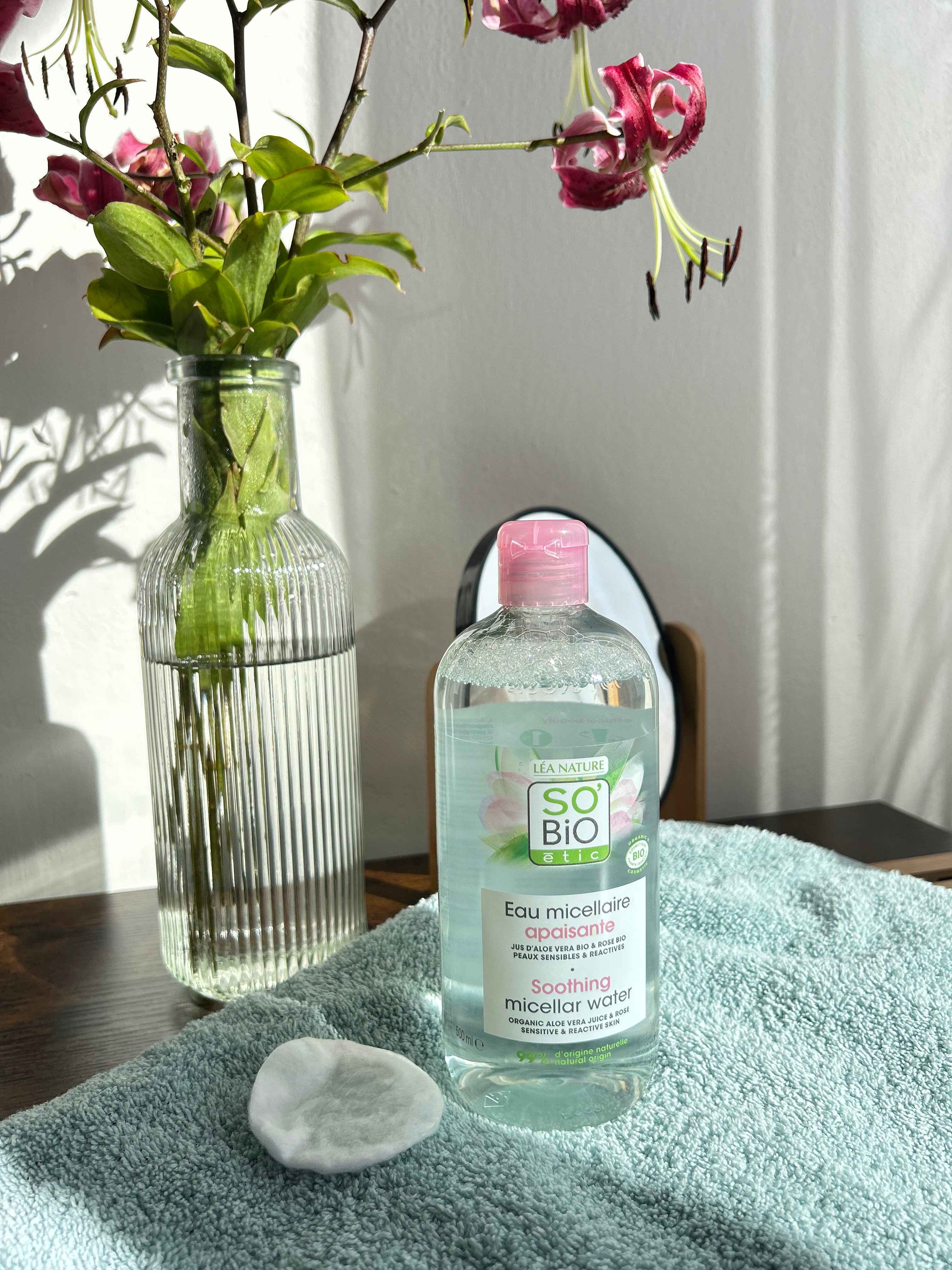 SO’BiO étic Voda micelární s Aloe Vera zklidňující BIO (500 ml) - Image 3
