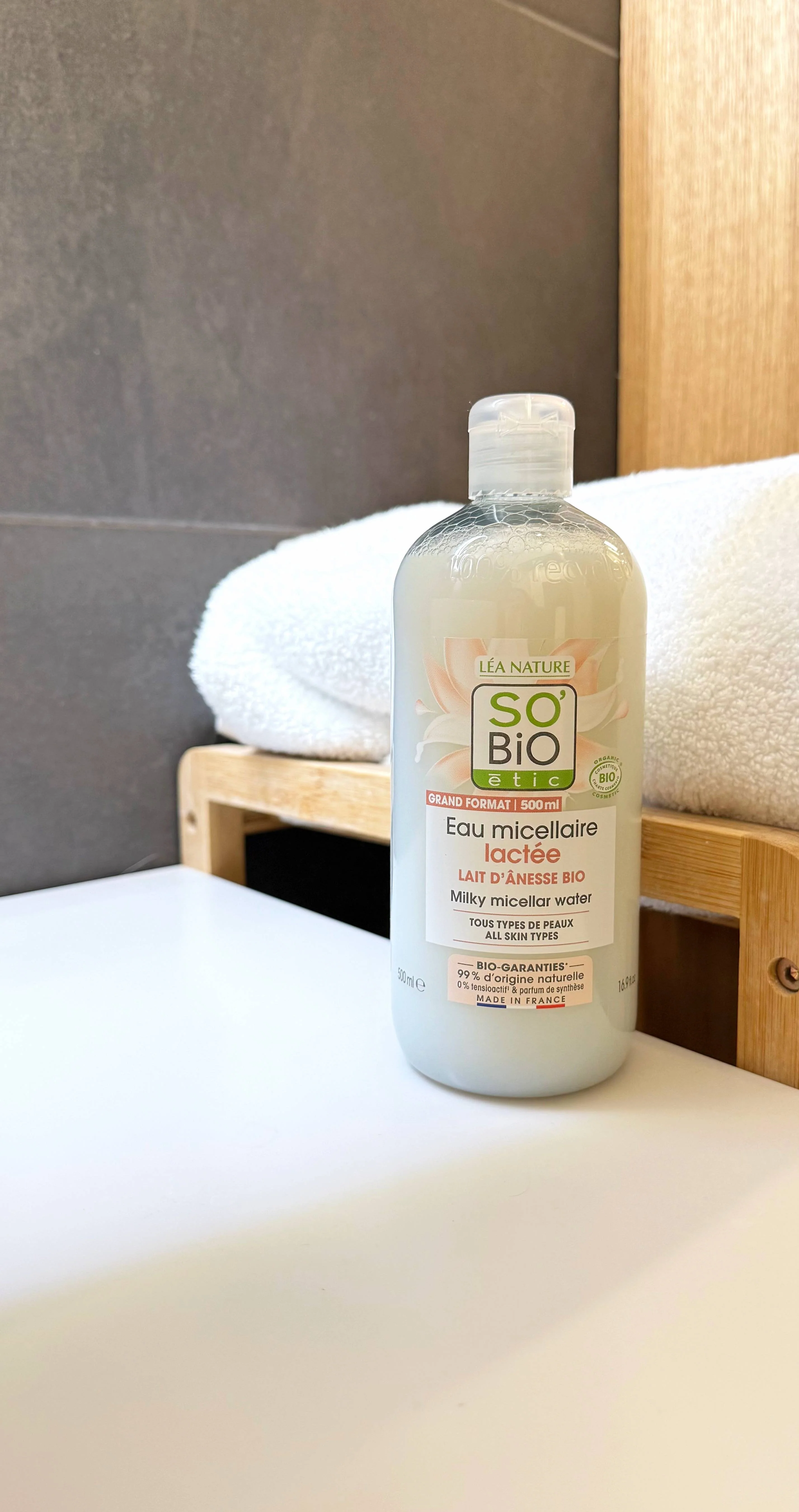 SO’BiO étic Voda micelární s oslím mlékem BIO (500 ml) - Image 3