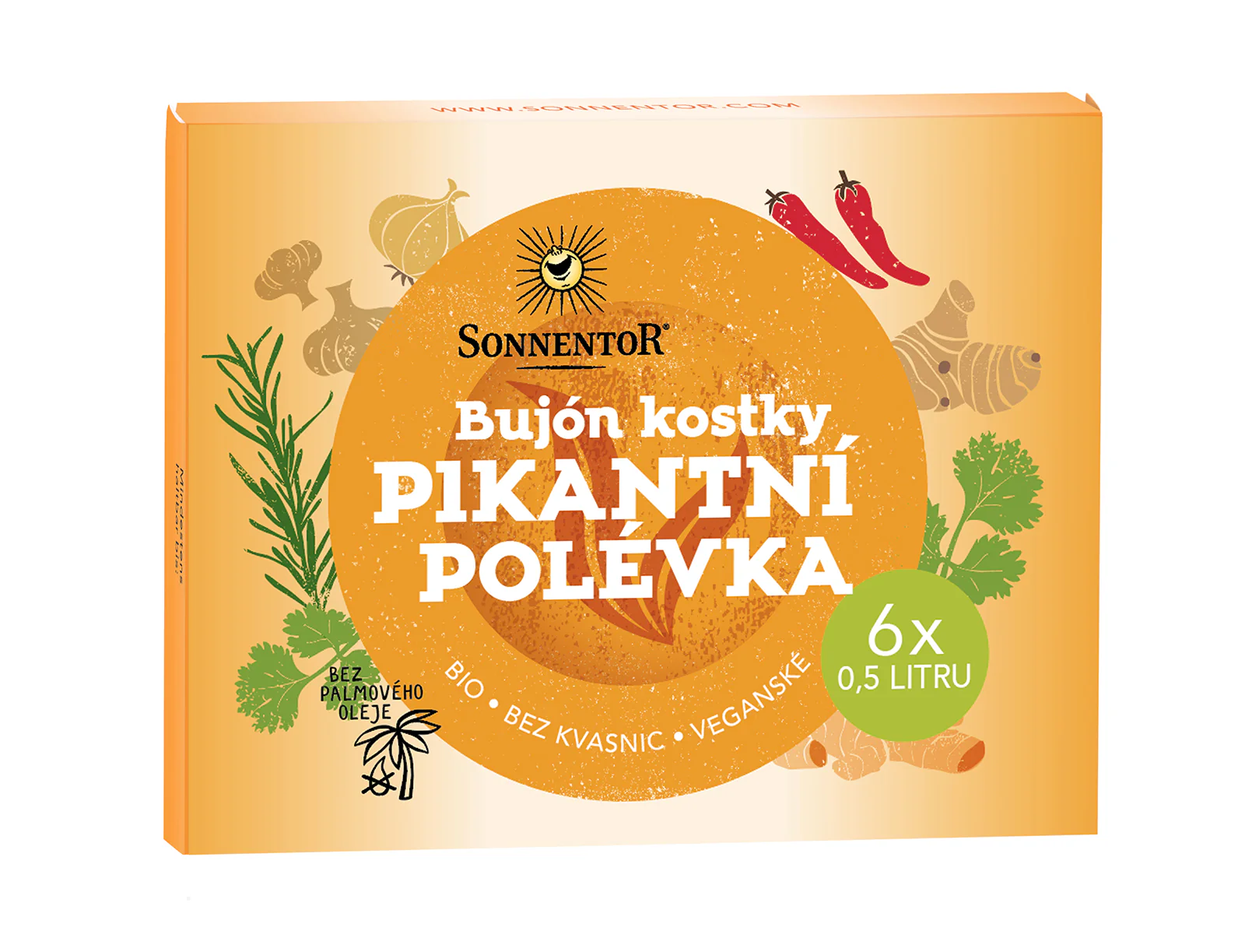 Sonnentor Bujón Pikantní polévka BIO (6 x 10 g)