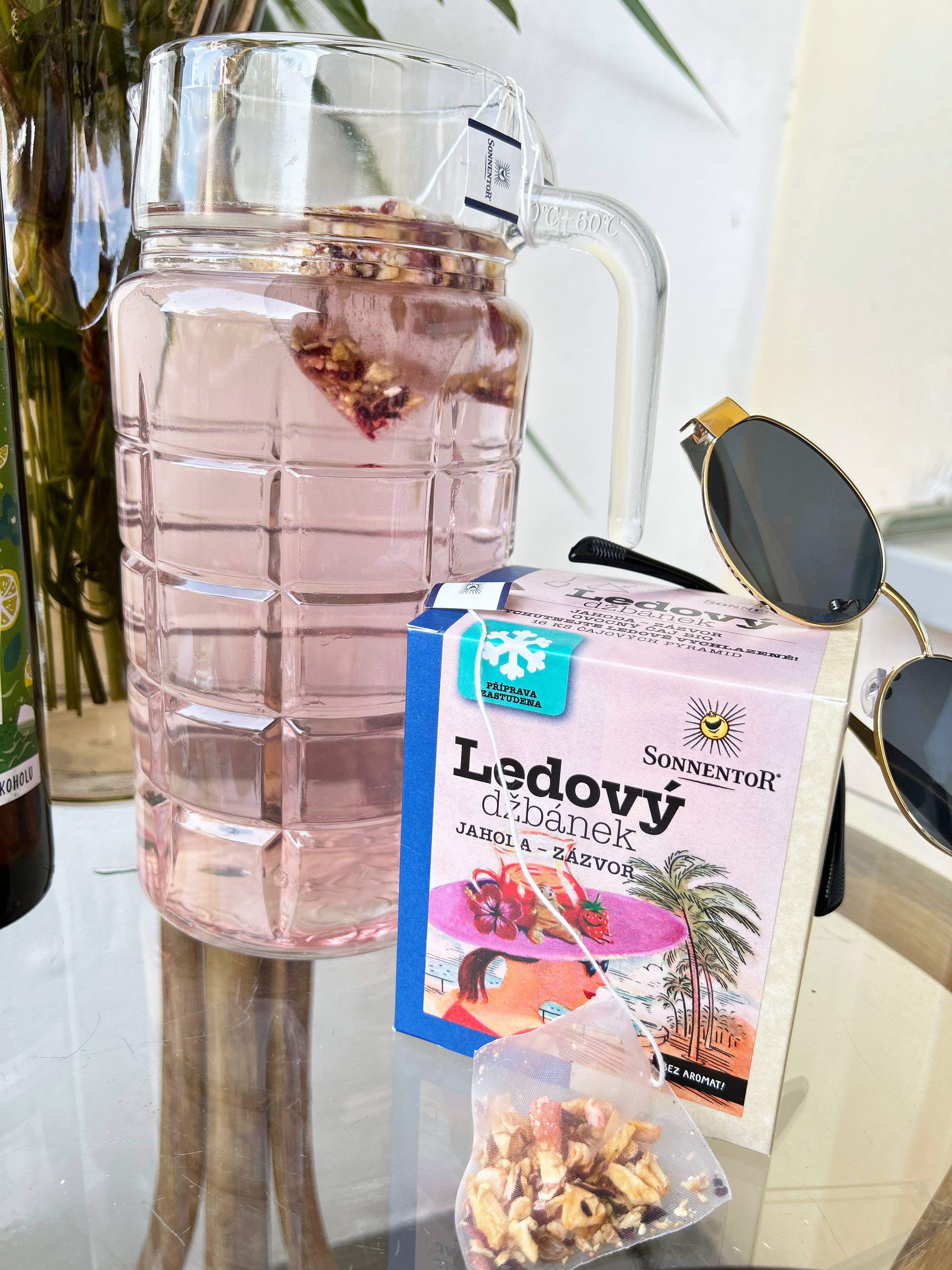 Sonnentor Ledový džbánek BIO - jahoda a zázvor - sáčky (16 x 2,8 g) - Image 2