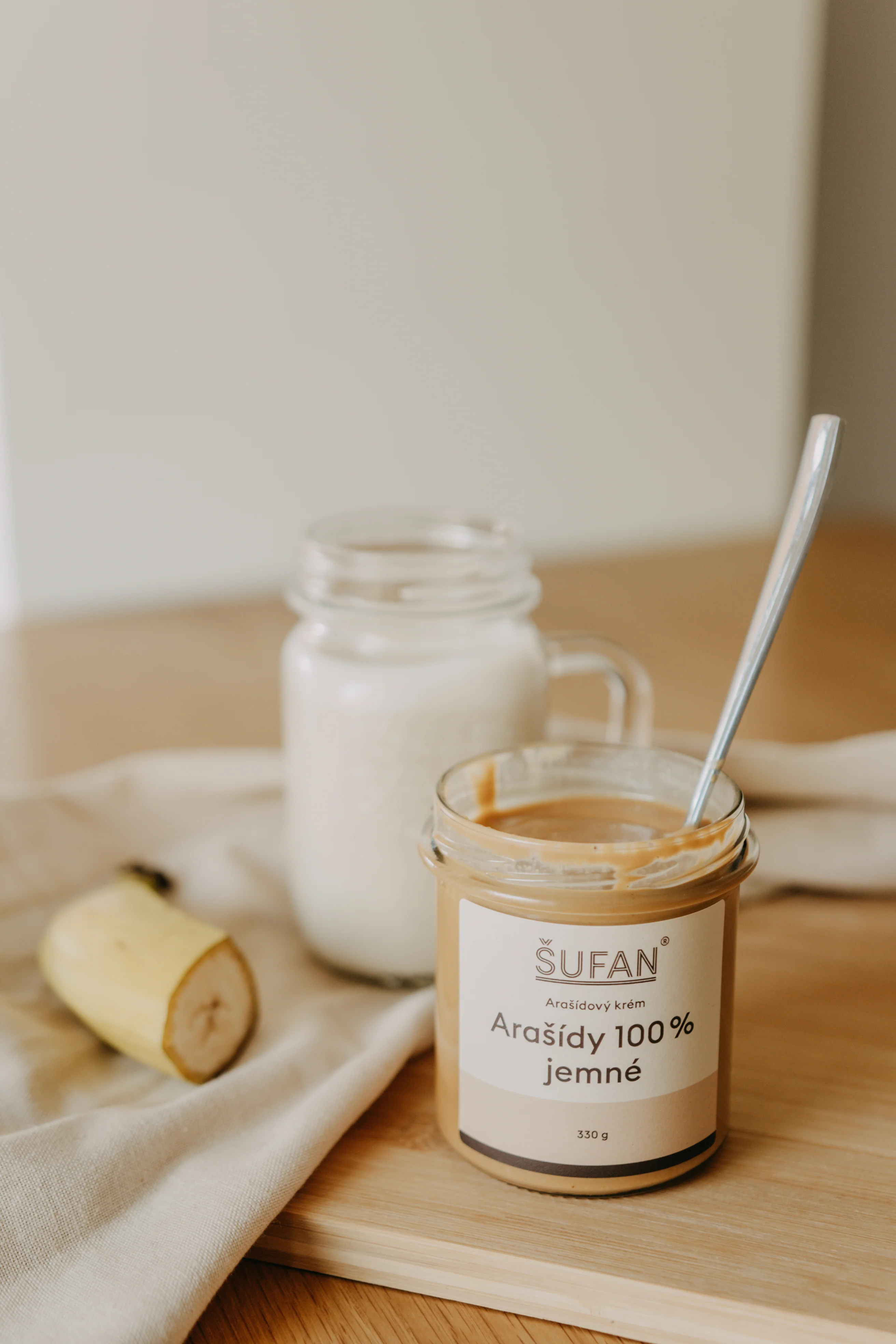 Šufan Arašídové máslo 100% (330 g) - jemné - Image 3
