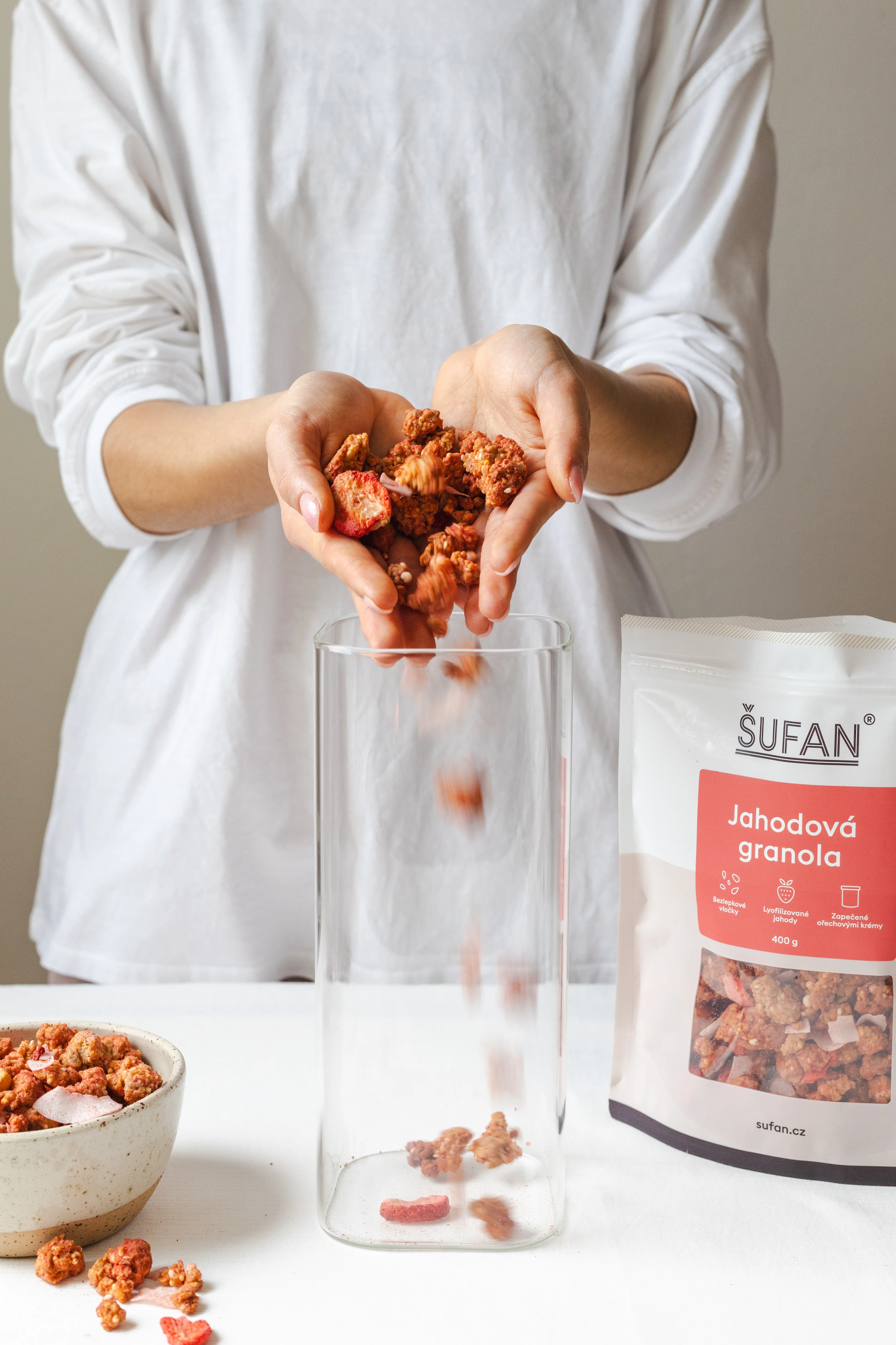Šufan Granola jahodová (sáček 400 g) - Image 6