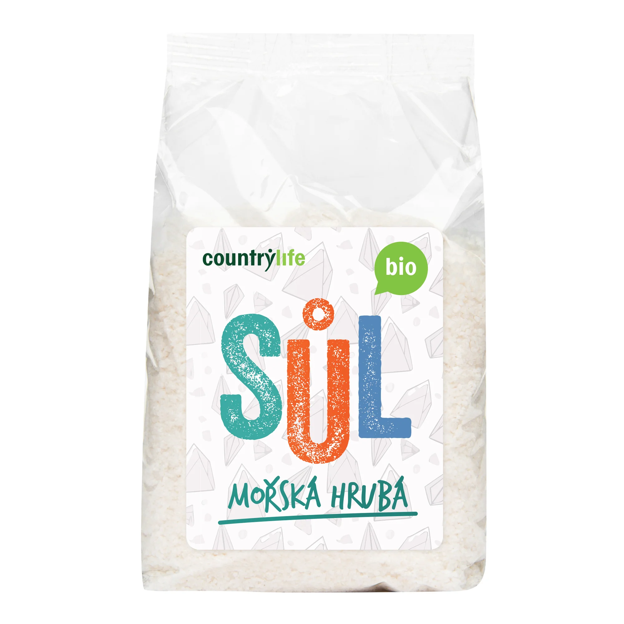 Sůl mořská hrubá 1 kg BIO   COUNTRY LIFE