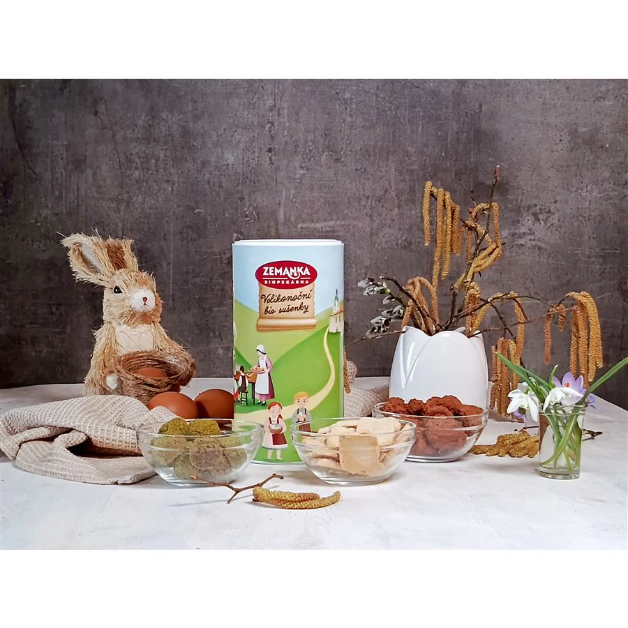 Zemanka Sušenky velikonoční v tubusu BIO (3 x 70 g) - Image 2