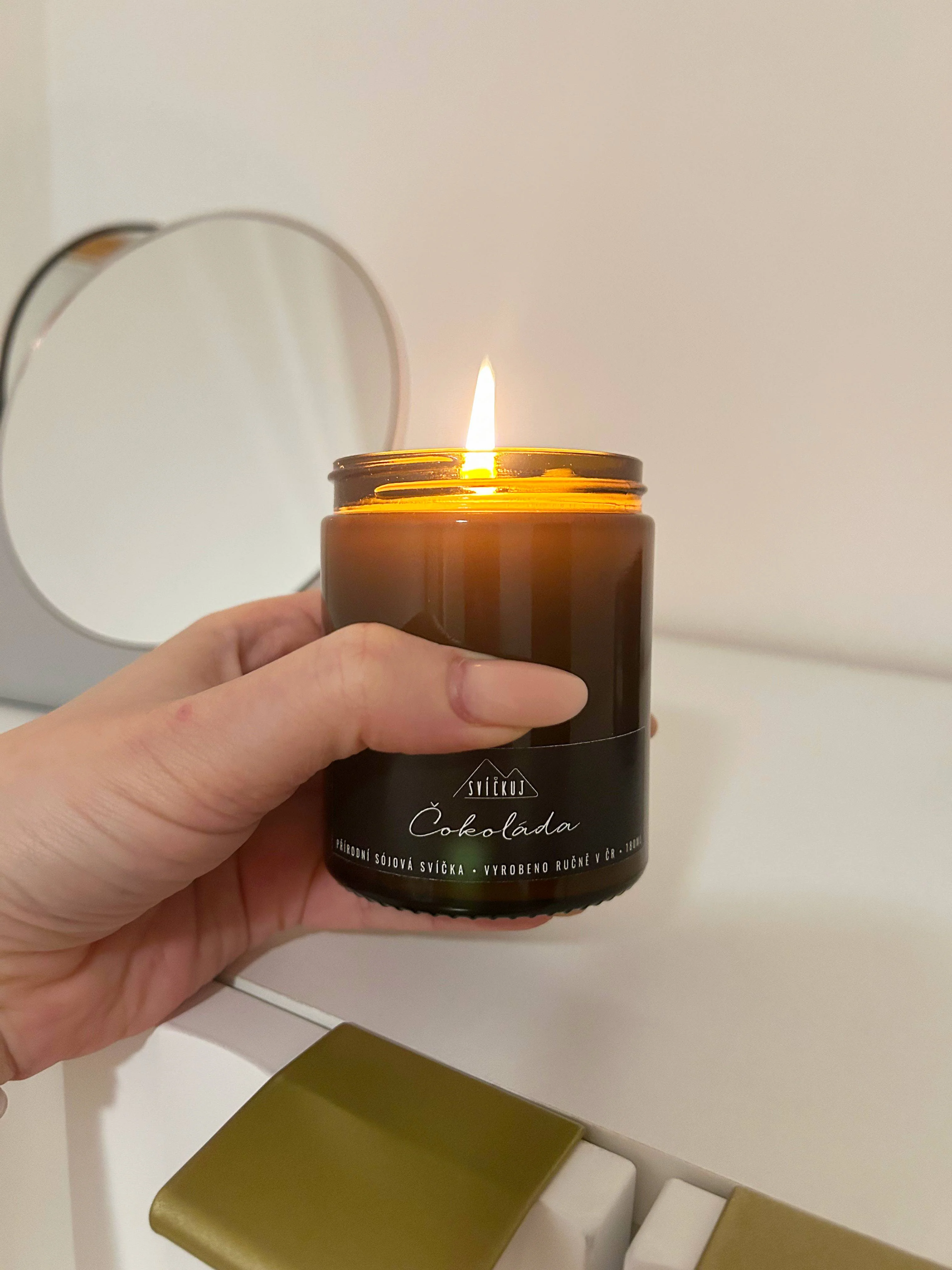 Svíčkuj Vonná svíčka - Čokoláda (180 ml) - Image 3