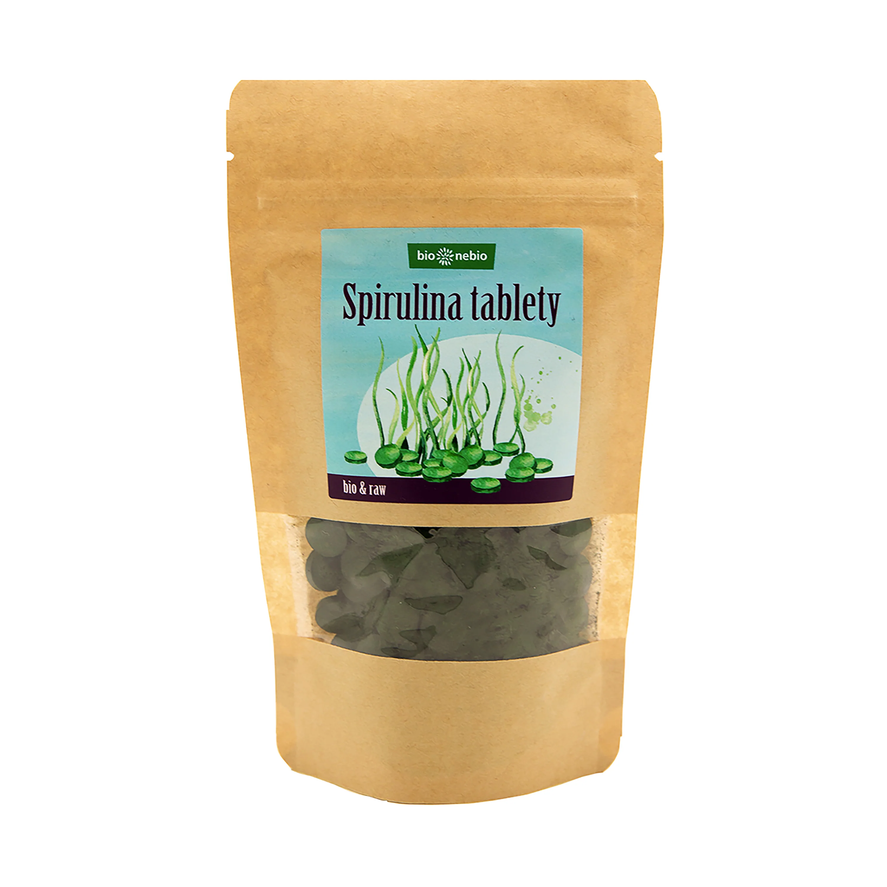 Tablety Spirulina 100 g BIO   BIO NEBIO