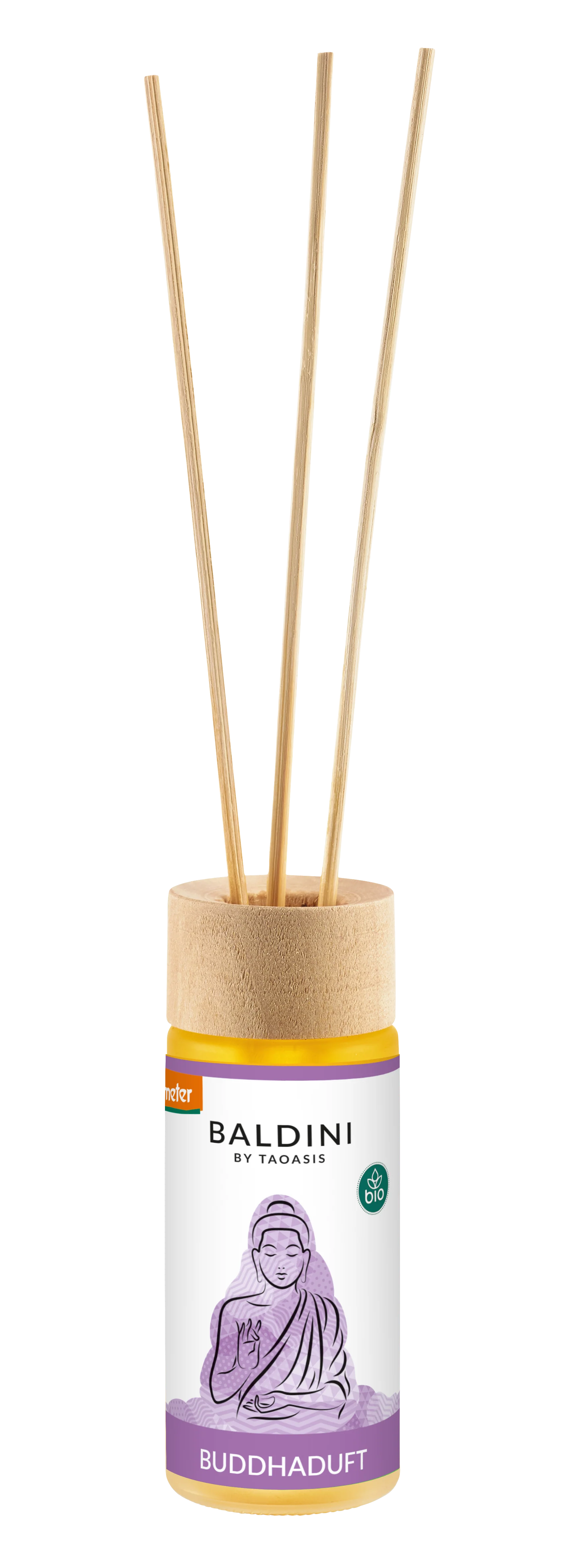 TAOASIS Baldini Aroma difuzér s tyčinkami Buddha Scent BIO (50 ml)