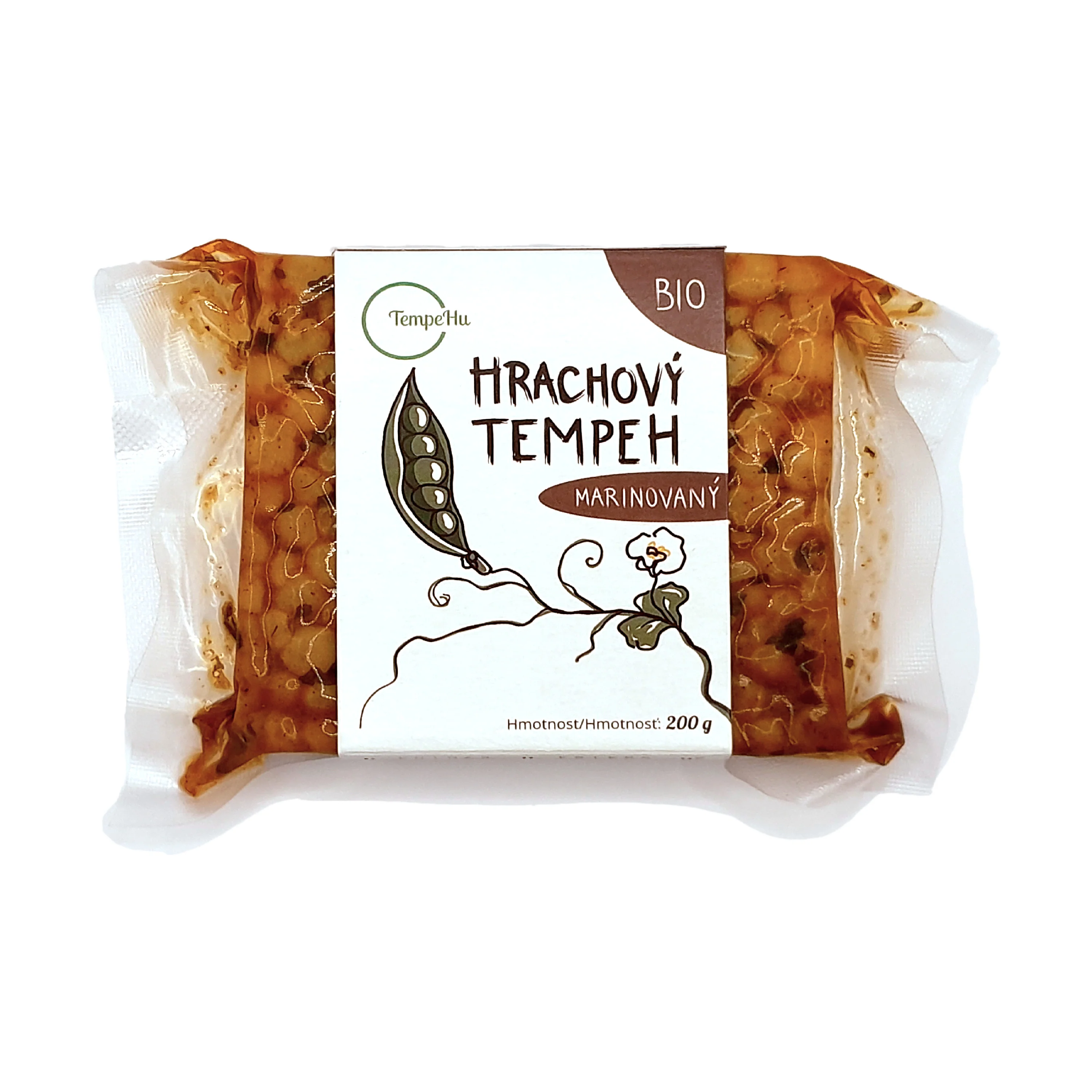 TempeHu Tempeh hrachový marinovaný BIO (200 g)