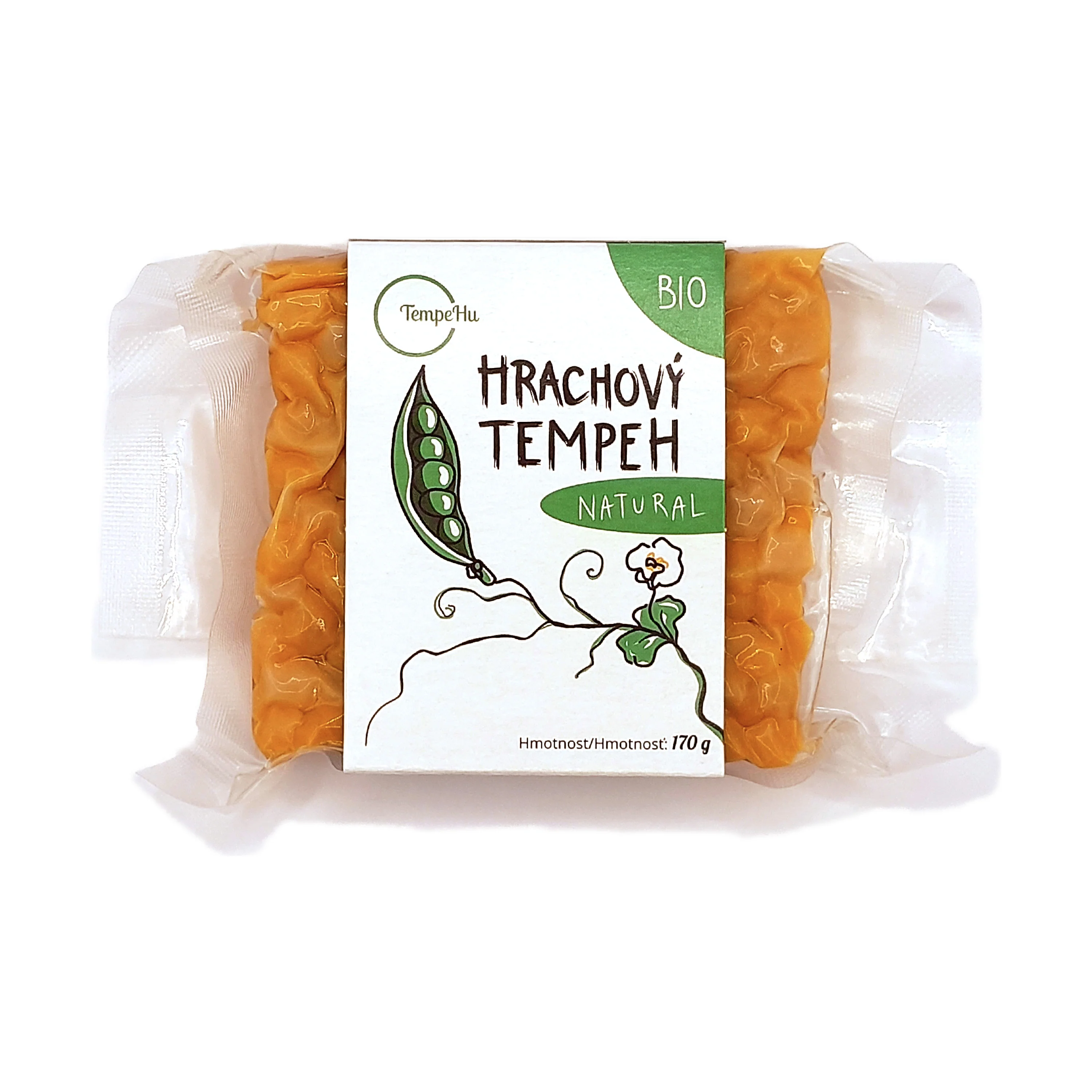 TempeHu Tempeh hrachový natural BIO (170 g)