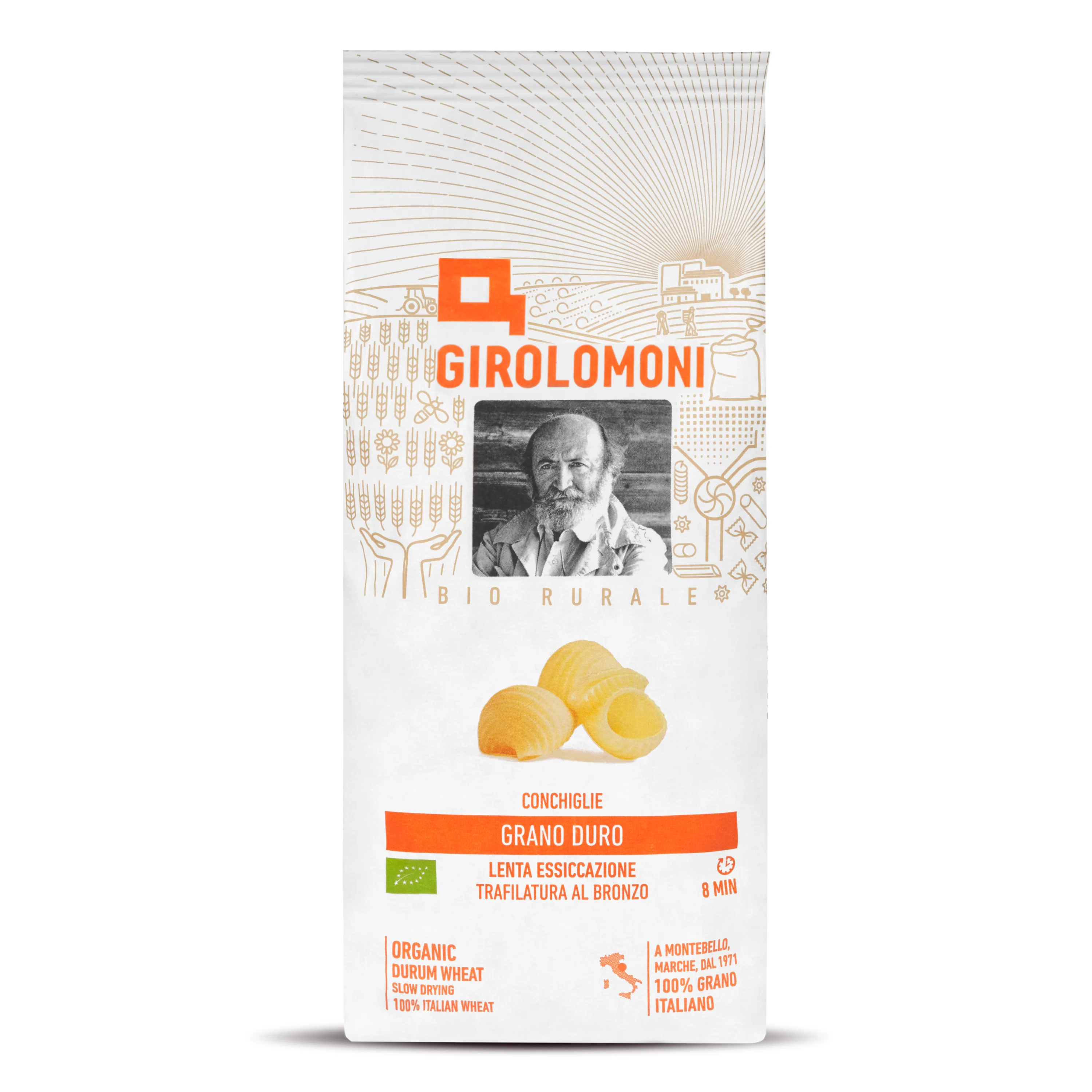 Těstoviny conchiglie semolinové 500 g BIO GIROLOMONI
