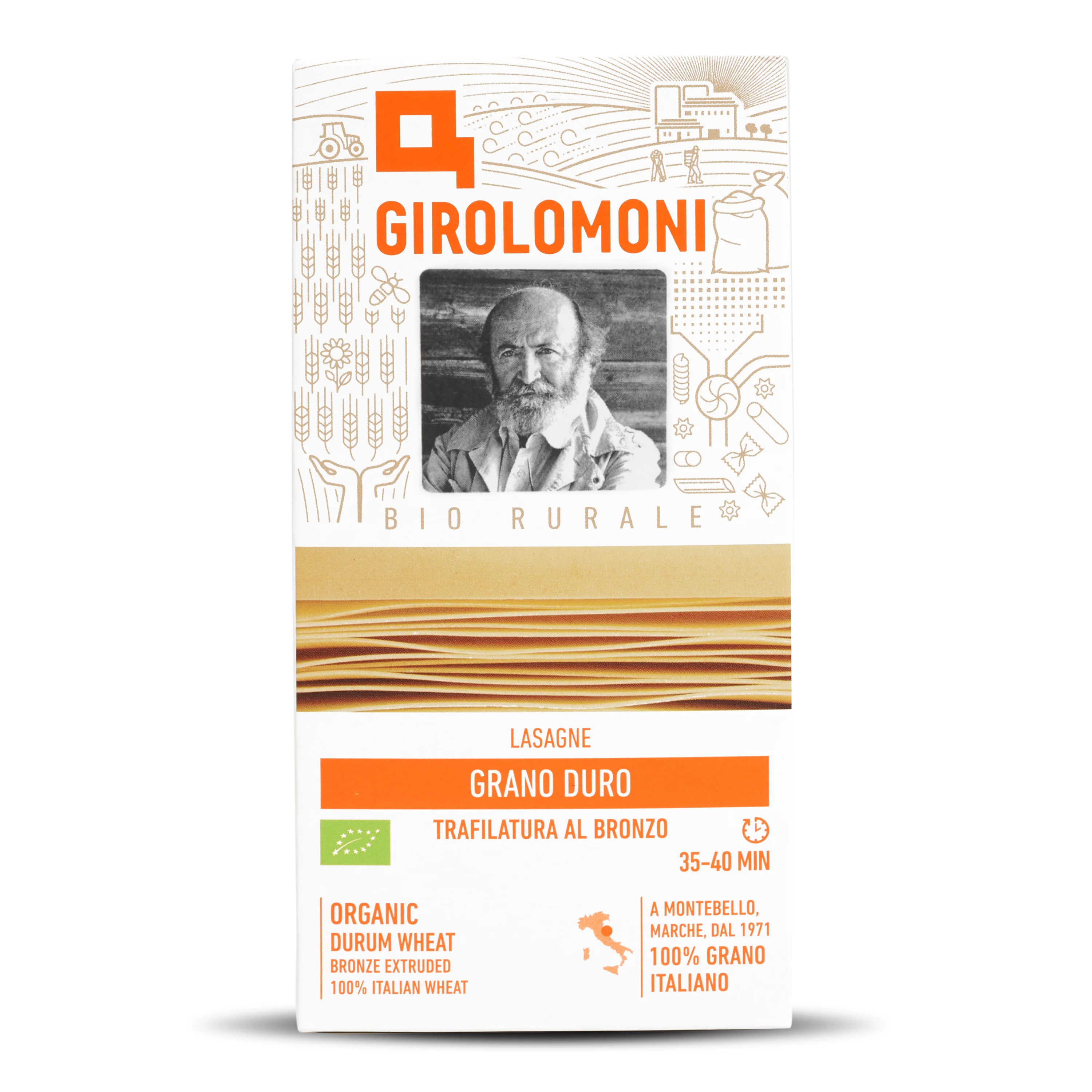Těstoviny lasagne semolinové 500 g BIO GIROLOMONI