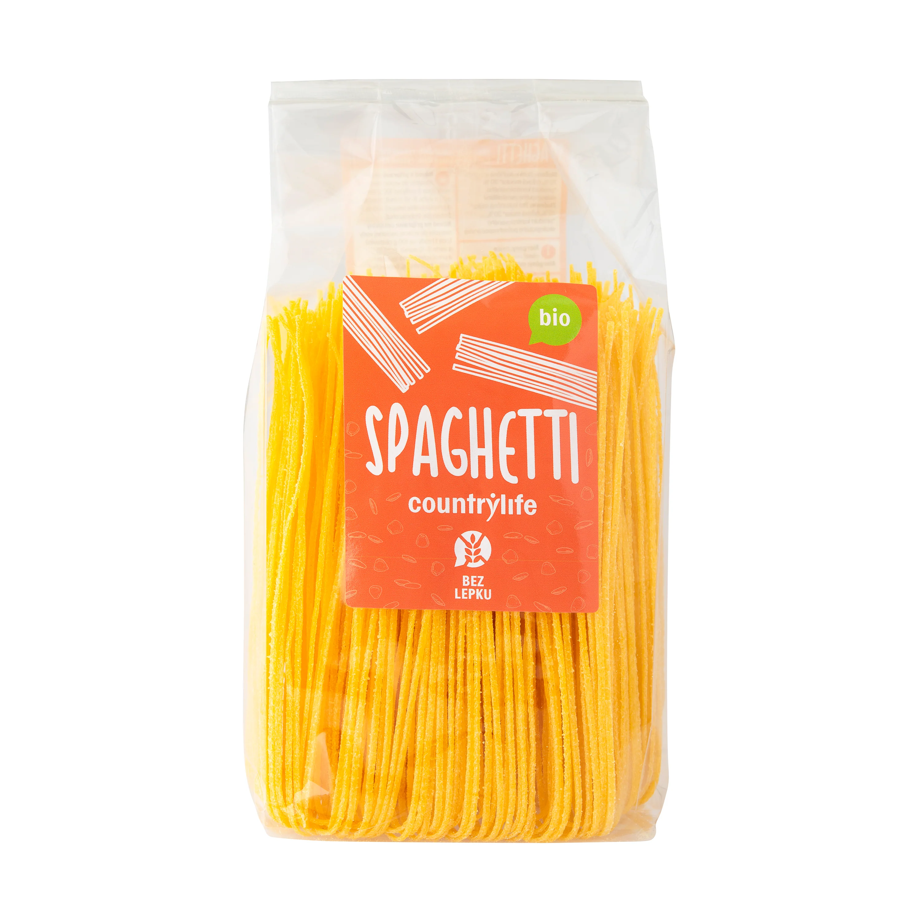 Těstoviny spaghetti kukuřično-rýžové 300 g BIO   COUNTRY LIFE