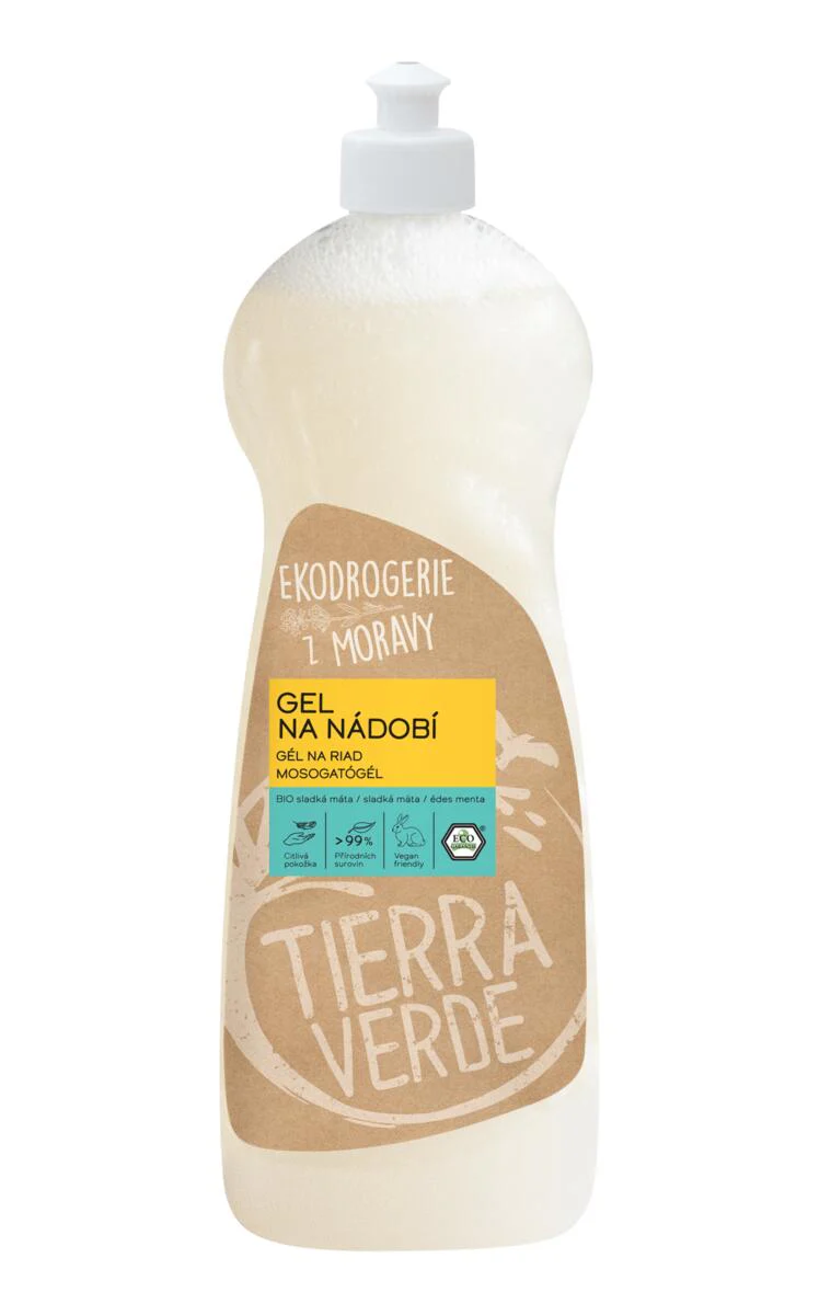 Tierra Verde Gel na nádobí - BIO sladká máta - Image 2