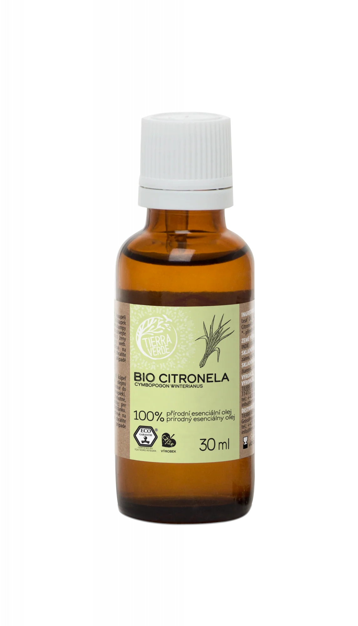 Tierra Verde Esenciální olej Citronela BIO - Image 2