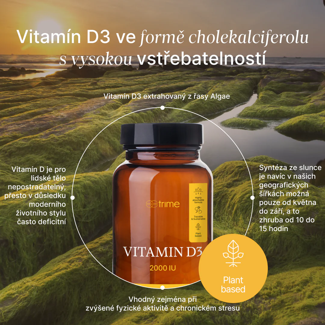 Trime Vitamin D3 - cholekalciferol 2000 IU (90 kapslí) - Image 3