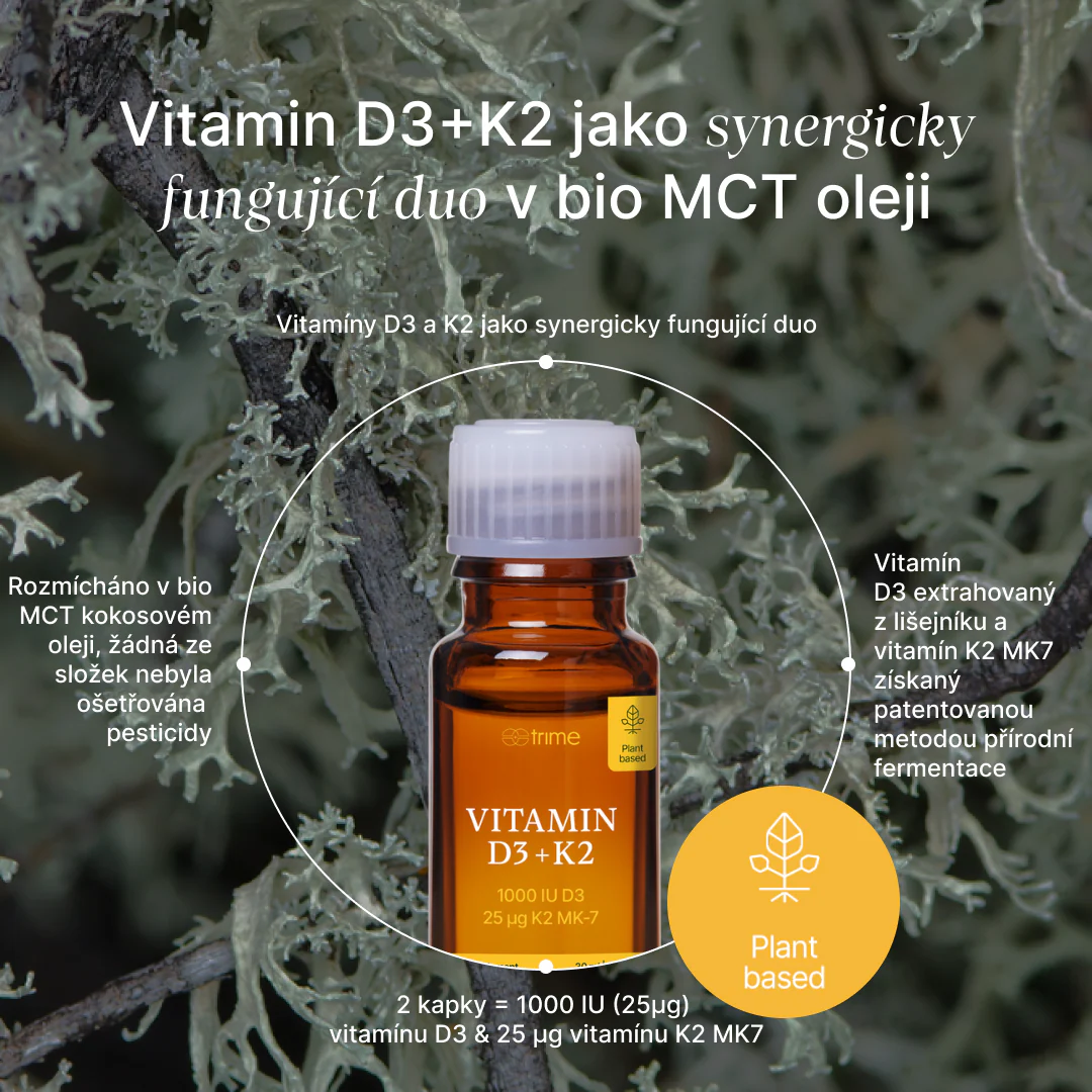 Trime Vitamin D3 + K2, 1000 IU + 25 µg - kapky (30 ml) - Image 3