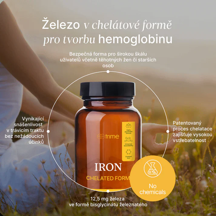 Trime Železo - bisglycinát železnatý (90 kapslí) - Image 3
