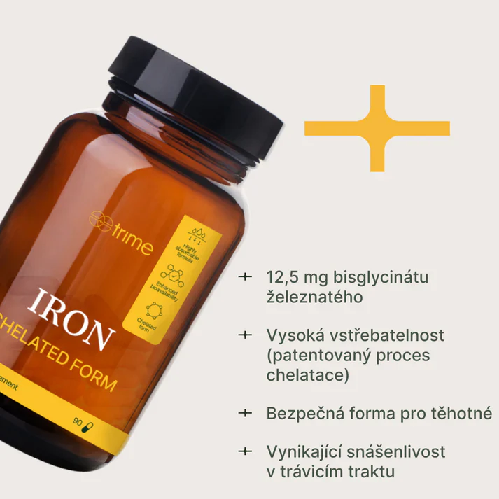 Trime Železo - bisglycinát železnatý (90 kapslí) - Image 4