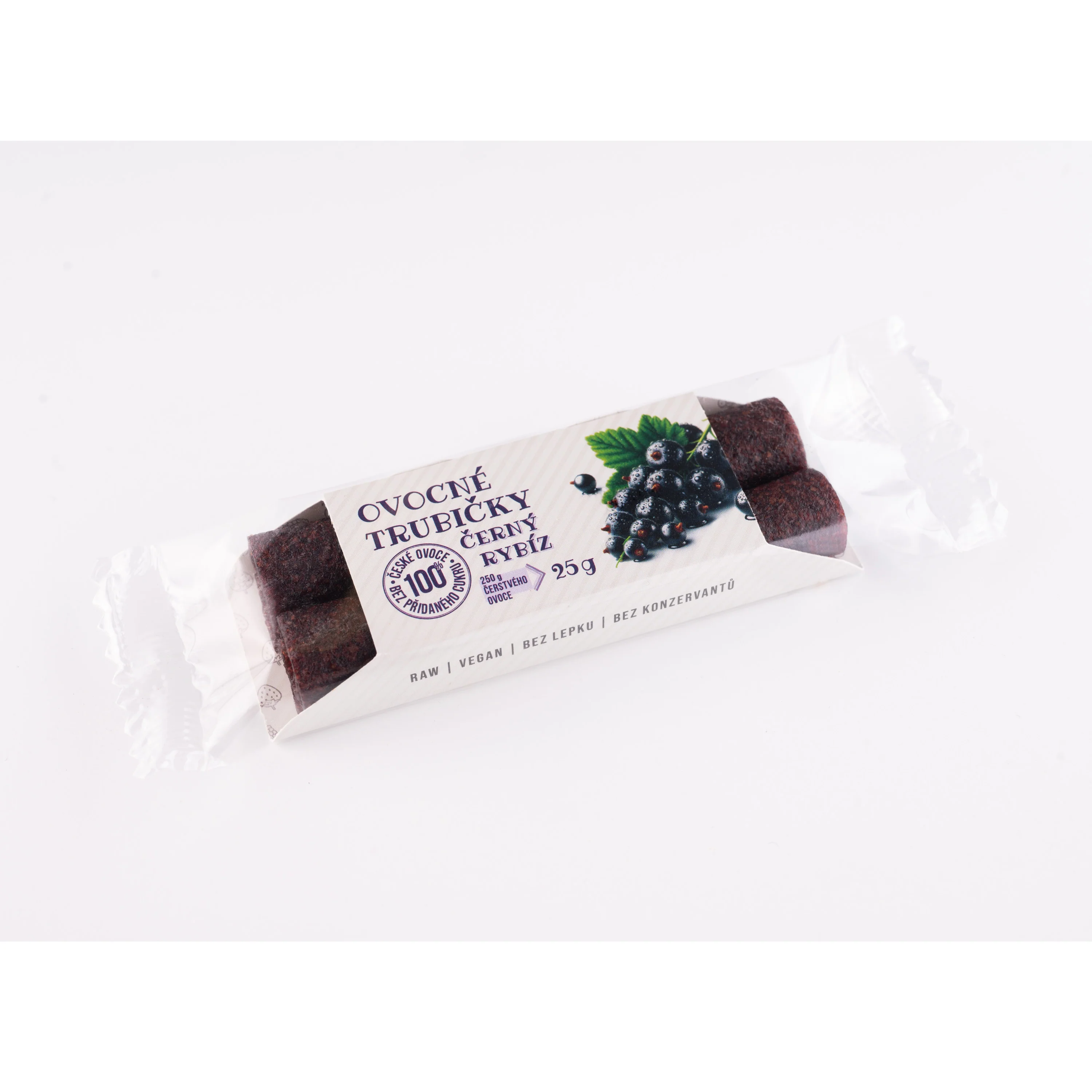 Bioprodukt JT Trubičky ovocné černý rybíz (25 g)