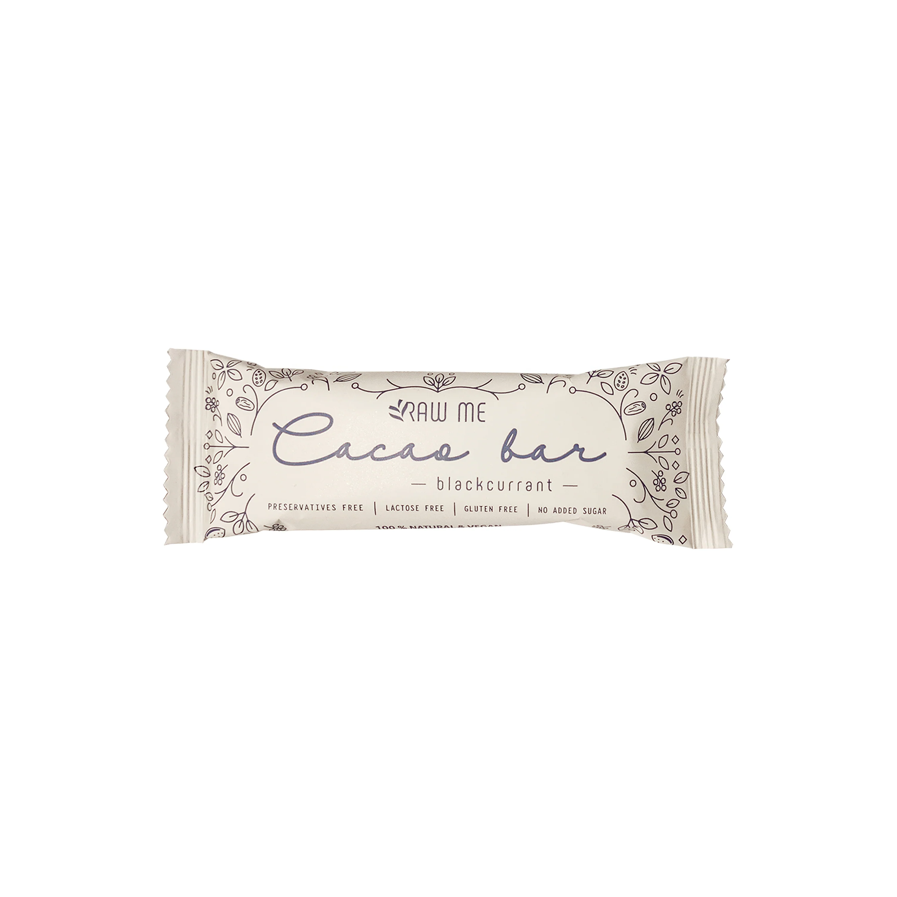 Raw Me Tyčinka kakaová s černým rybízem (40 g)