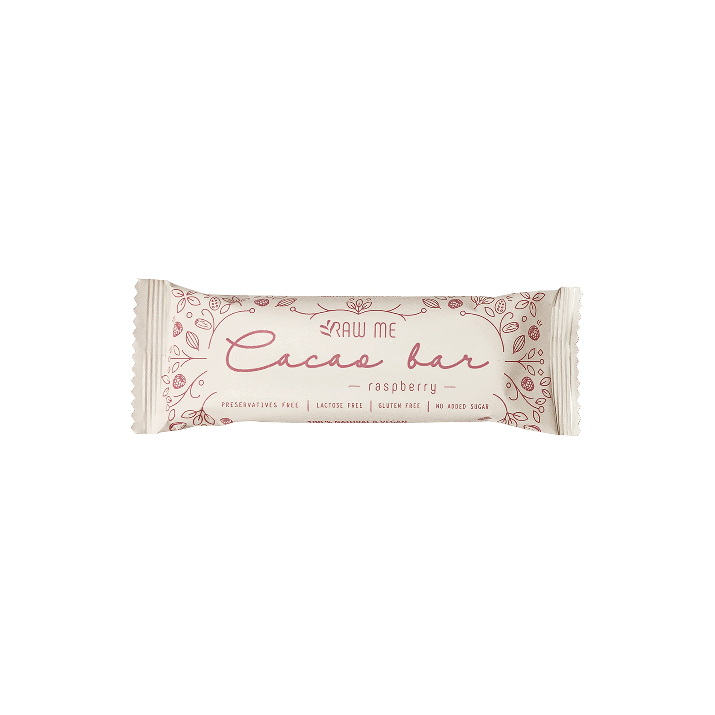 Raw Me Tyčinka kakaová s malinami (40 g)