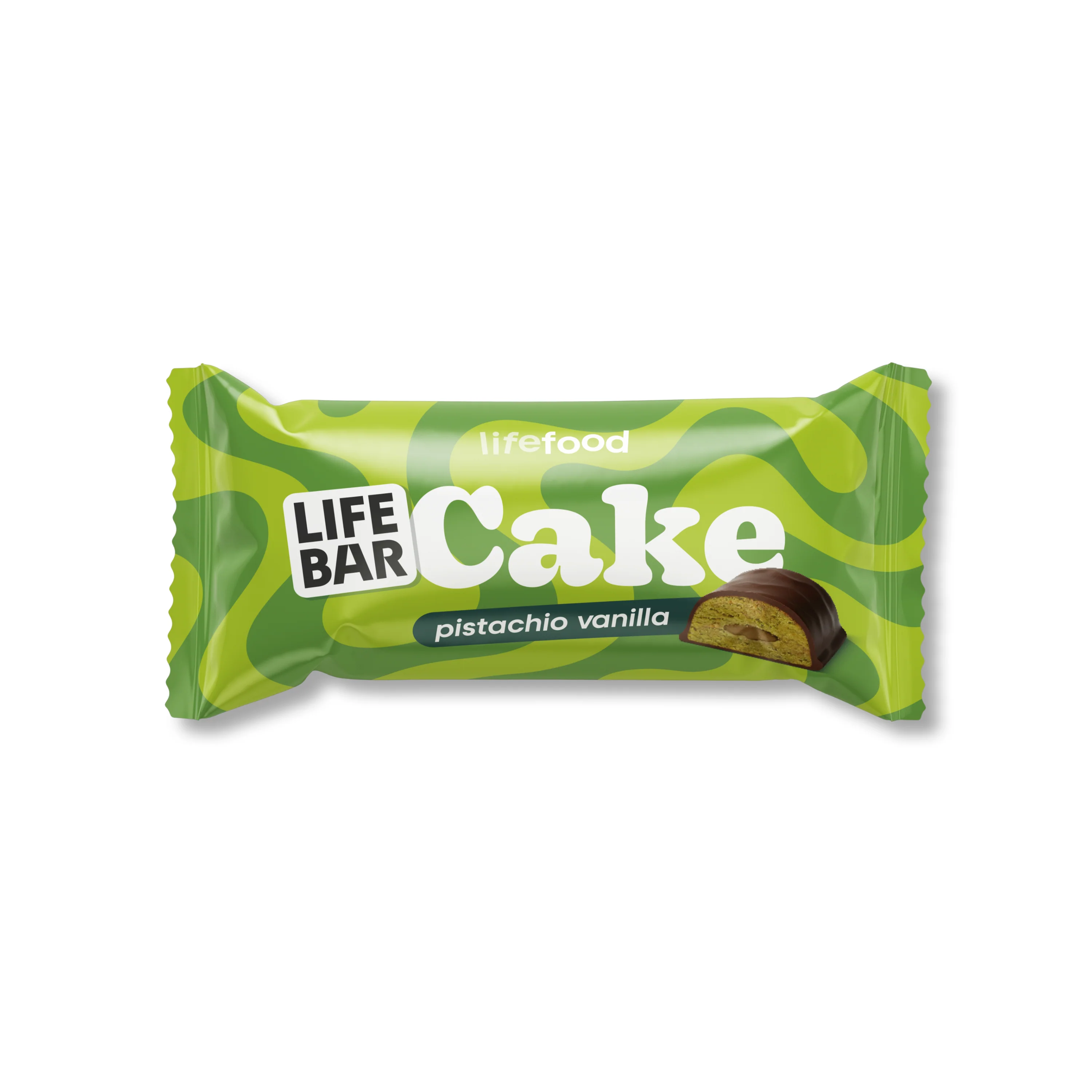 Lifefood Tyčinka Lifebar Cake pistácie a vanilka BIO (35 g)