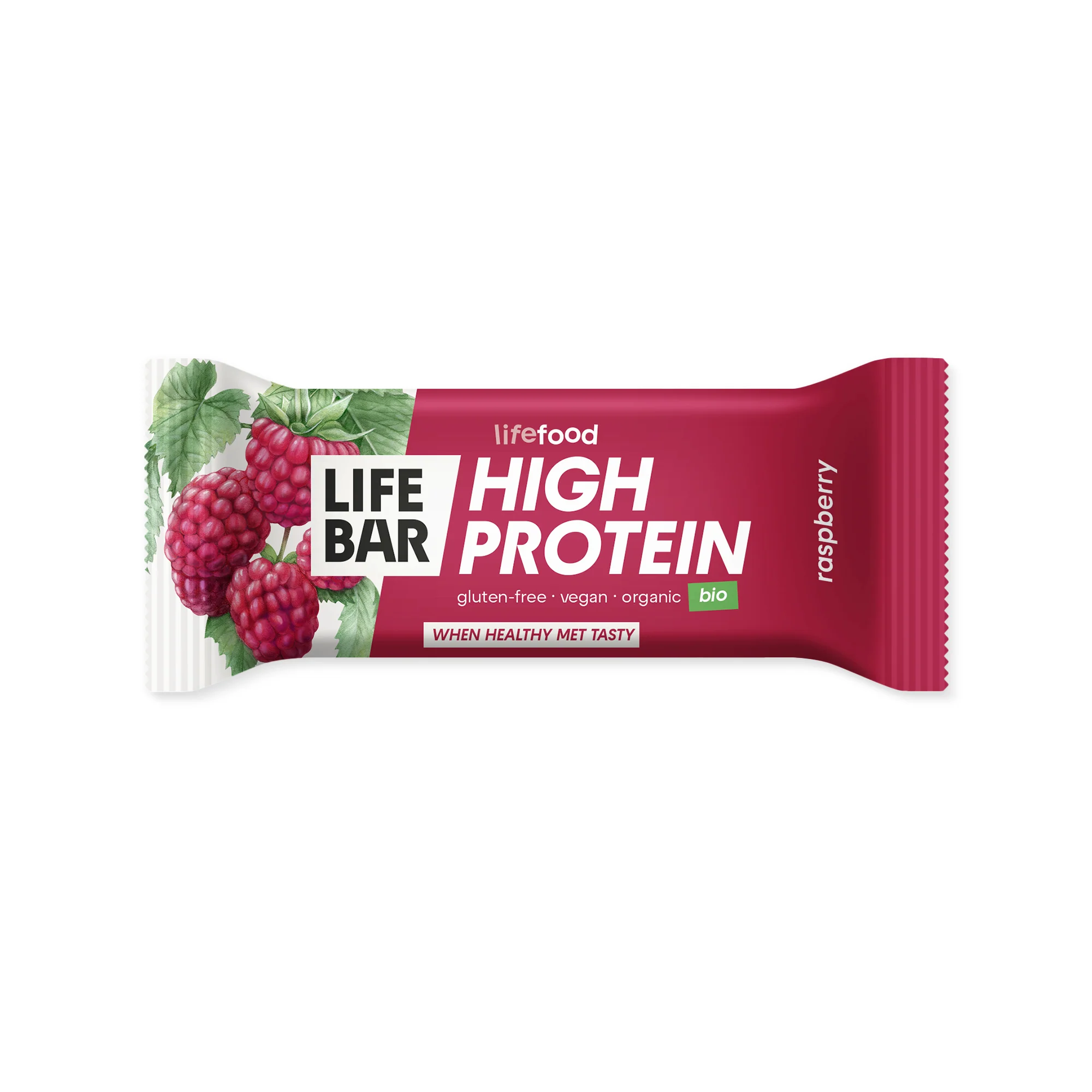 Lifefood Tyčinka Lifebar proteinová s malinami BIO (40 g)