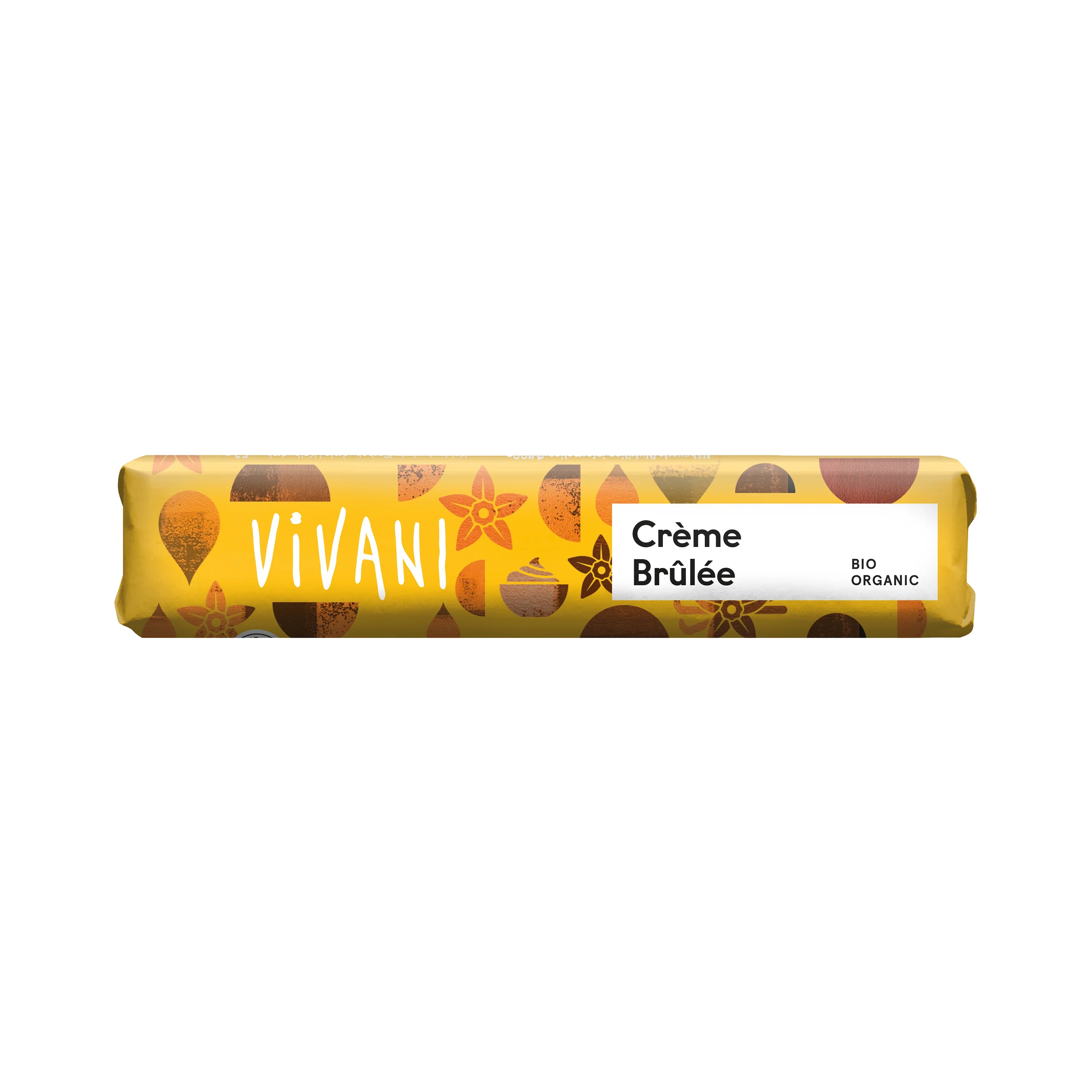 Vivani Tyčinka mléčná čokoláda Creme brulée BIO (40 g)