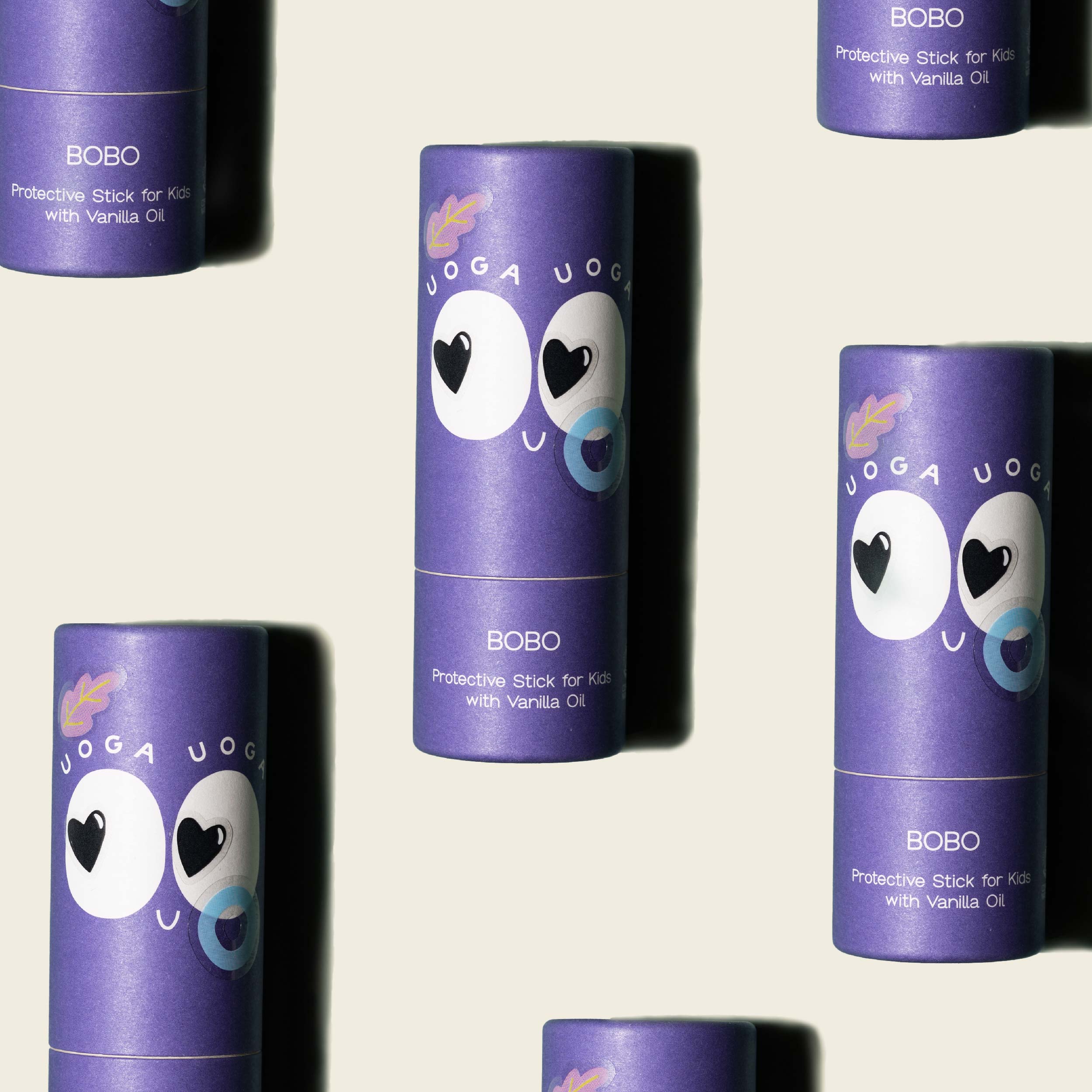 Uoga Uoga Dětský tuhý balzám ochranný s vanilkou (50 g) - Bobo - Image 4