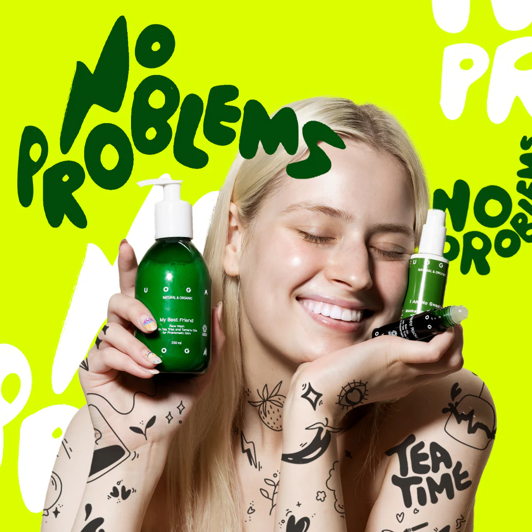 Uoga Uoga Roll-on na problematickou pleť Happy Rocket s tea tree a tamanu BIO (10 ml) - Image 3