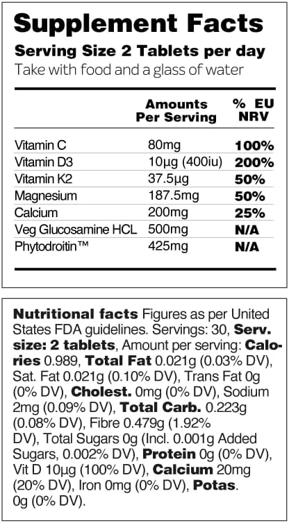 Vegetology Bone Care na kosti a klouby (60 tablet) - Image 5