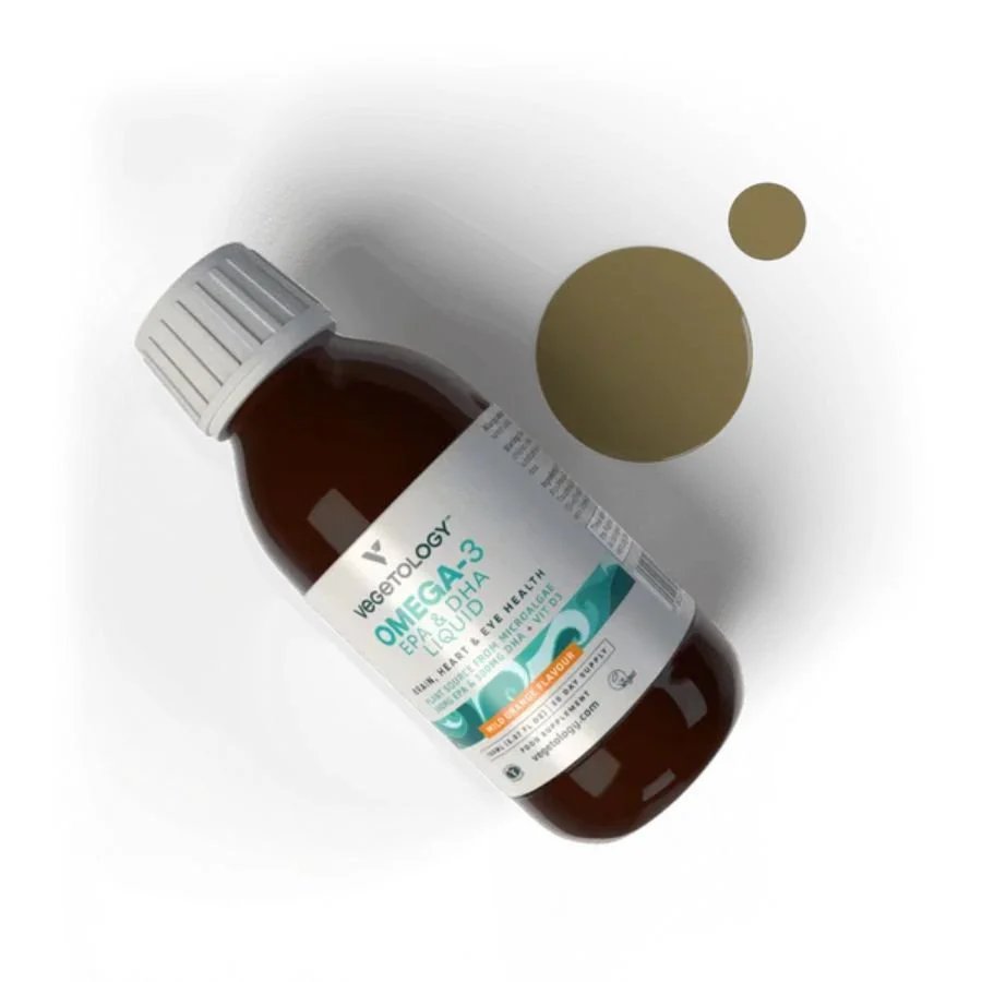 Vegetology Omega-3 tekutý, EPA a DHA s vit. D3 (150 ml) - Image 3