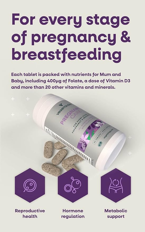 Vegetology Pregnancy Care pro těhotné a kojící ženy (60 tablet) - Image 5