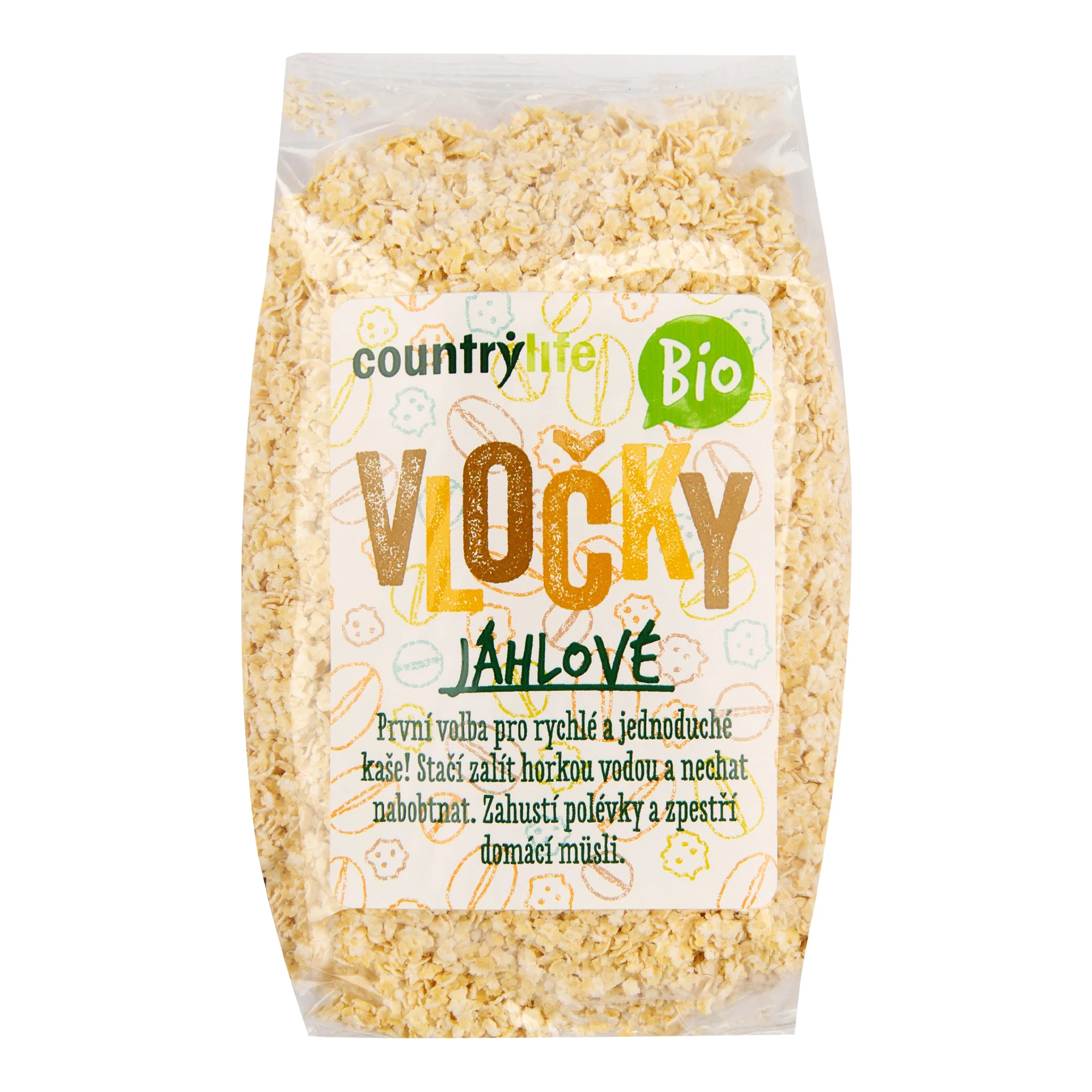 Vločky jáhlové 250 g BIO COUNTRY LIFE