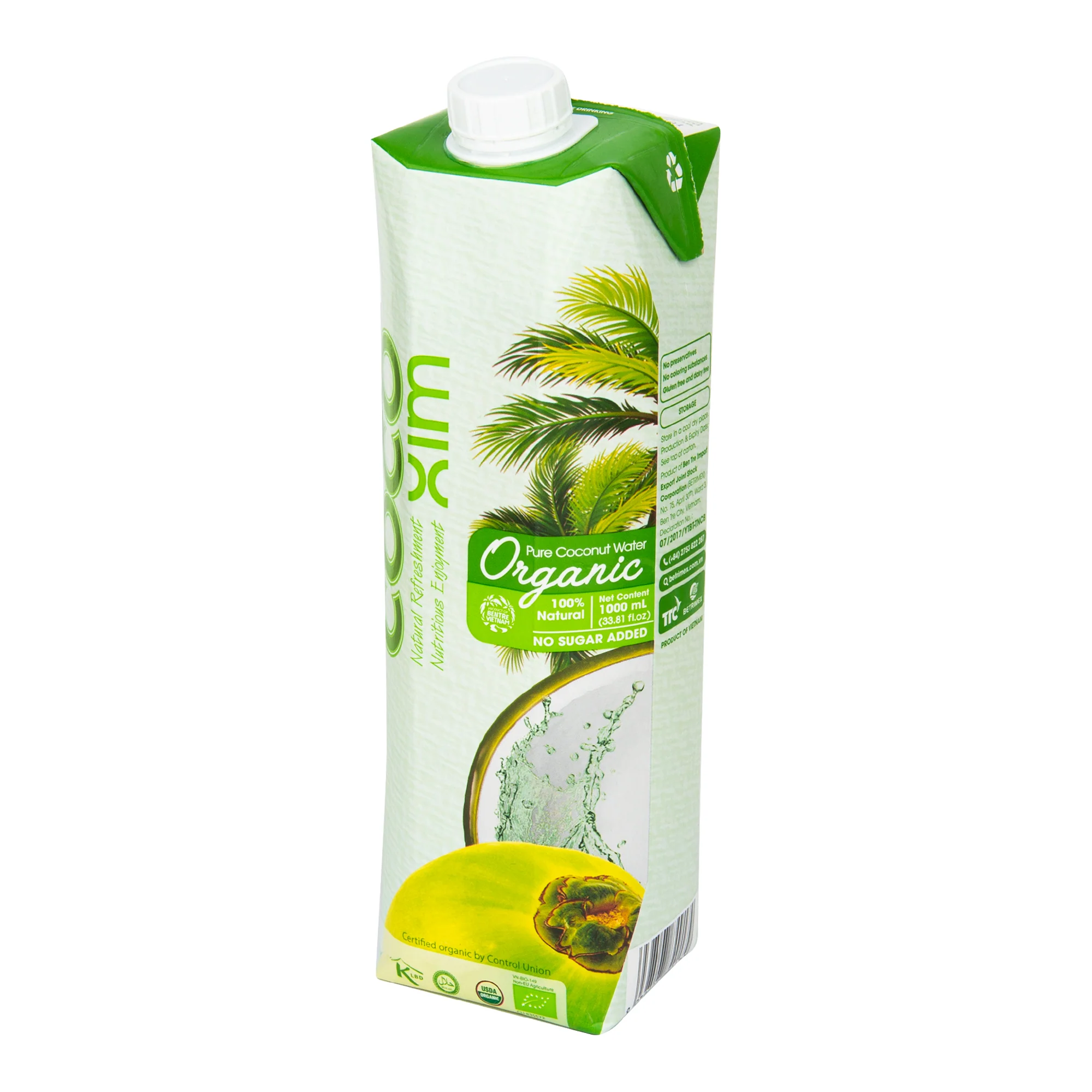 Voda kokosová 1 l BIO   COCOXIM - Image 2