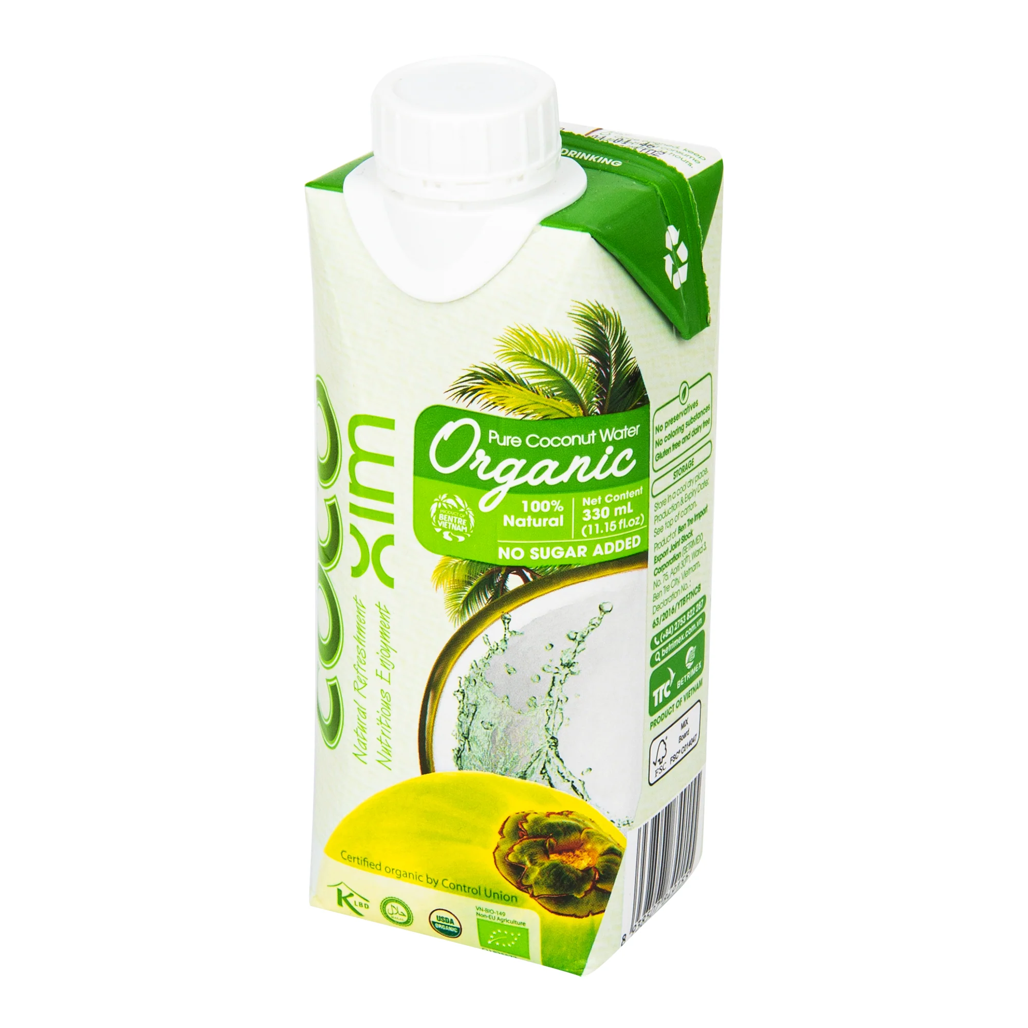 Voda kokosová 330 ml BIO COCOXIM - Image 2