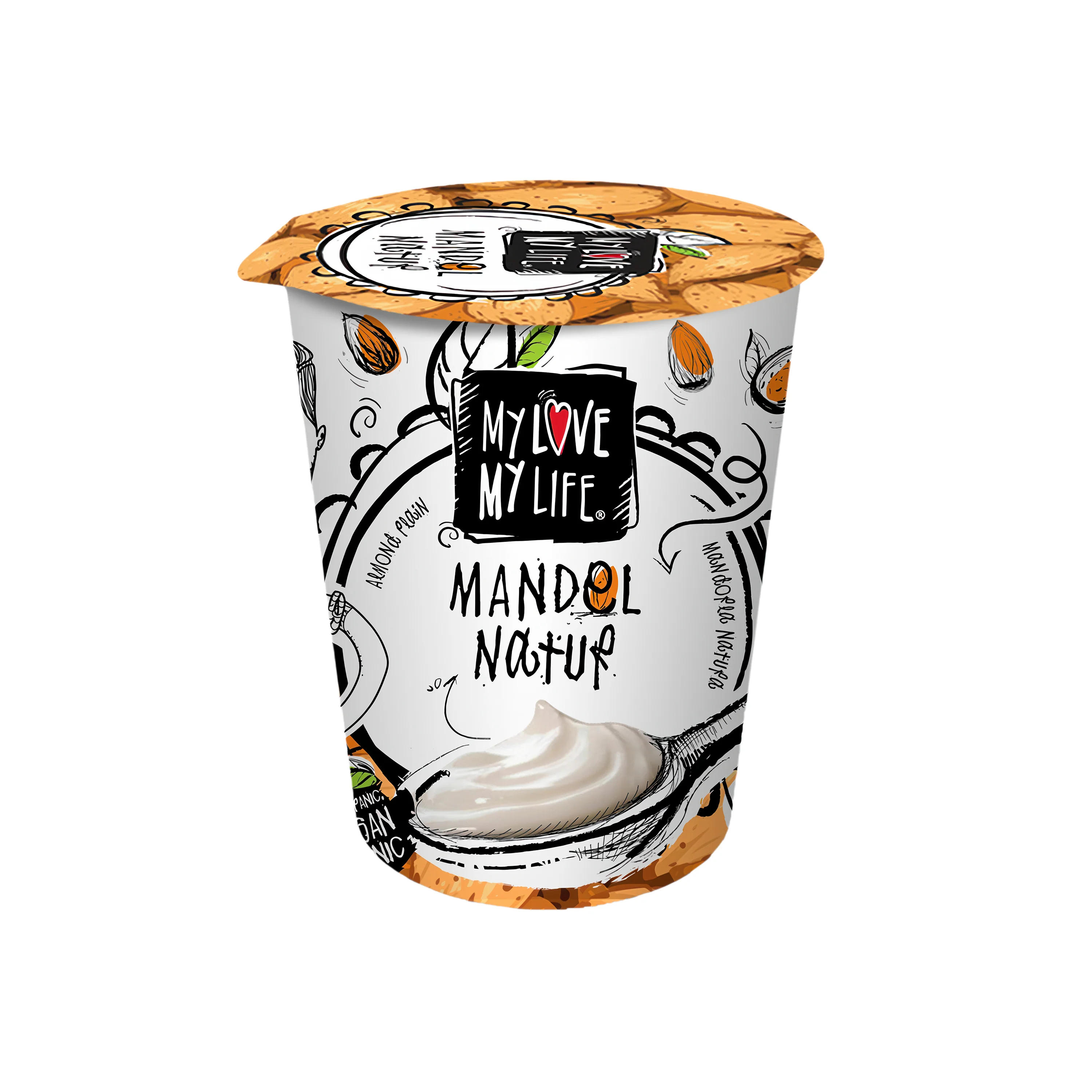 My Love My Life Zakysaný mandlový bílý BIO (400 g)